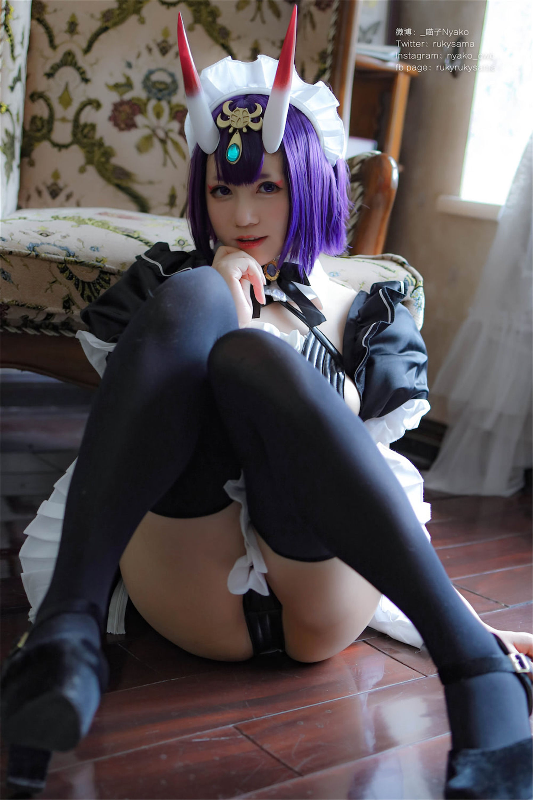 萌妹子Nyako喵子 - 酒吞童子女仆-图18