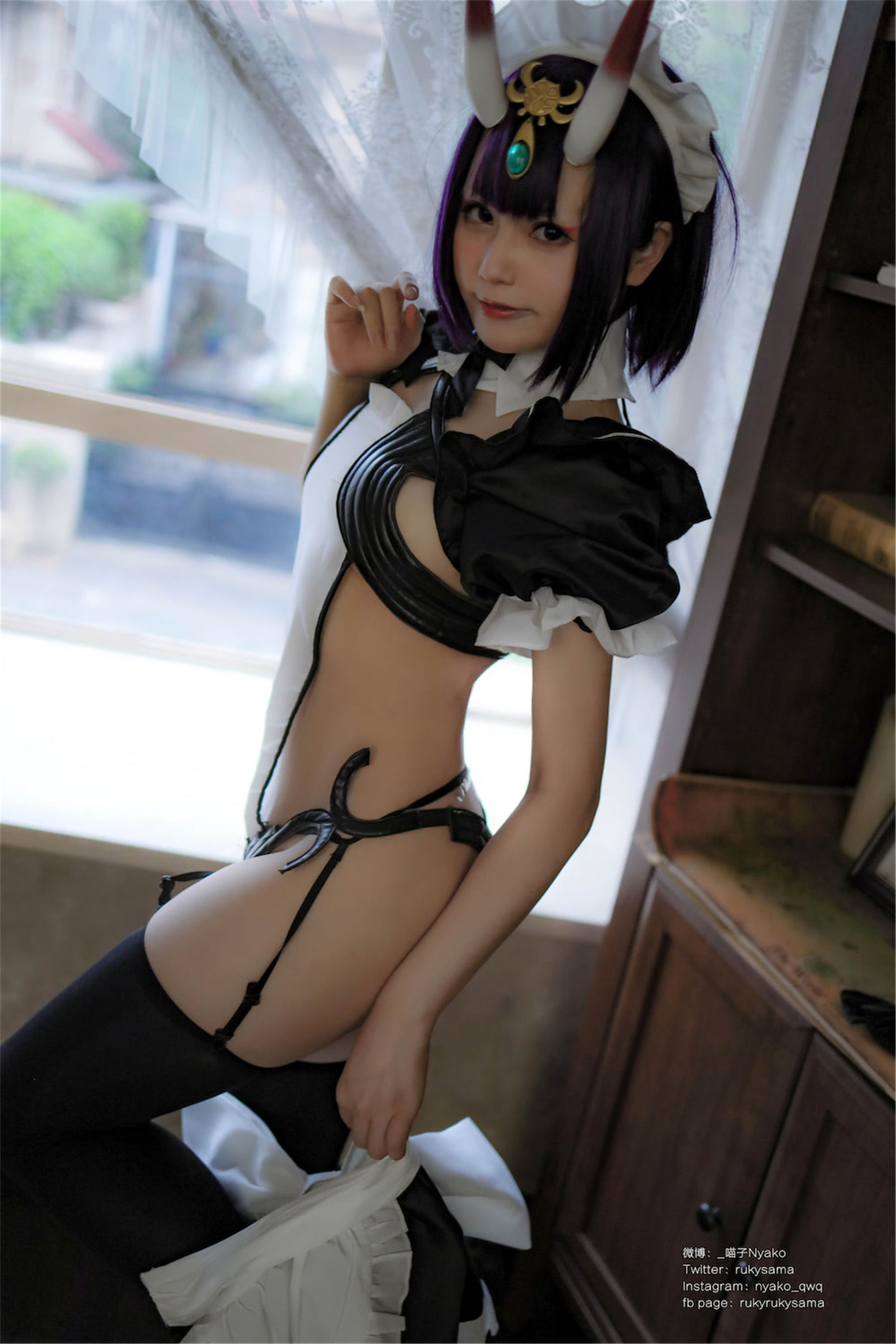 萌妹子Nyako喵子 - 酒吞童子女仆-图28
