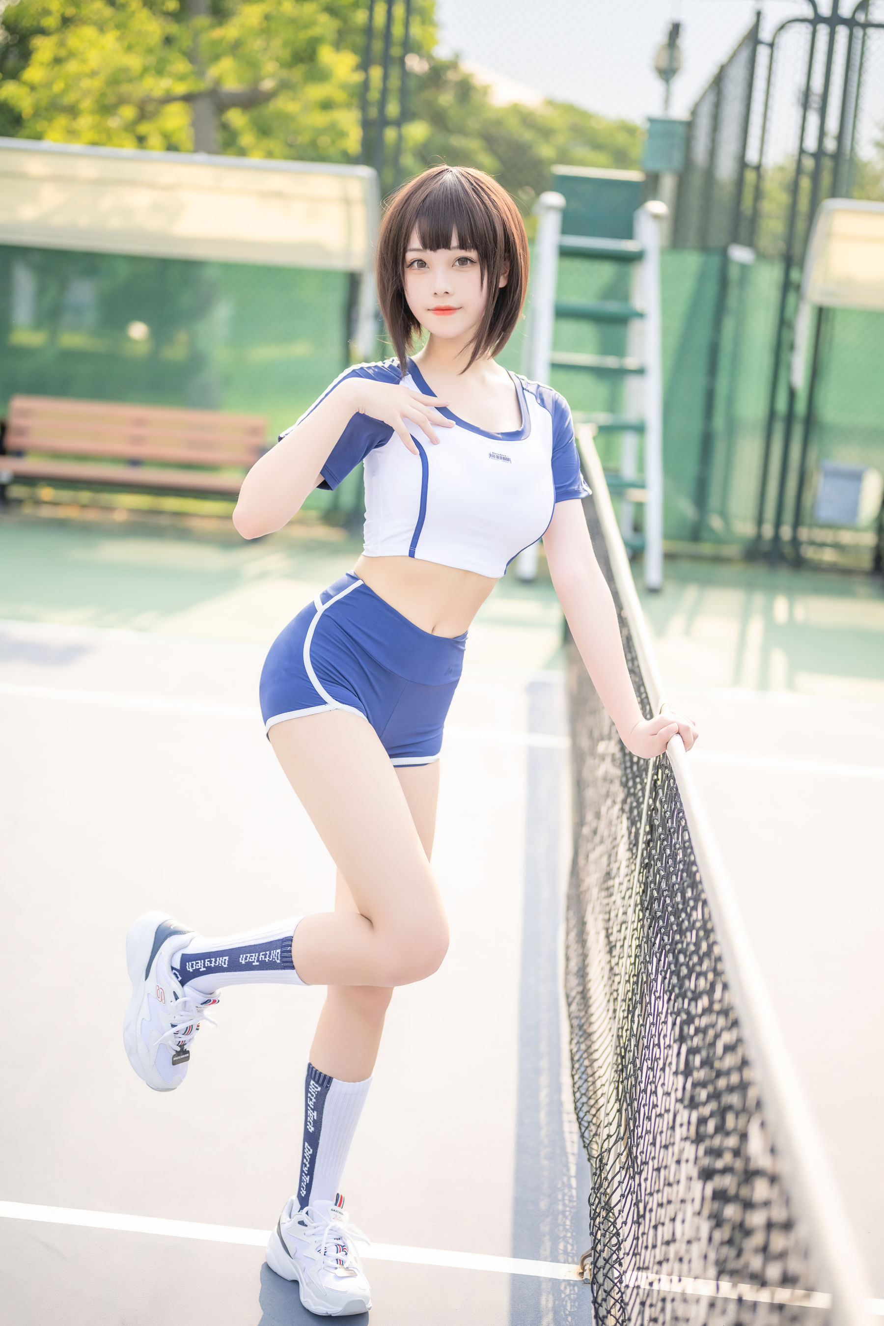萌系小姐姐蜜汁猫裘 - 体操服-图0