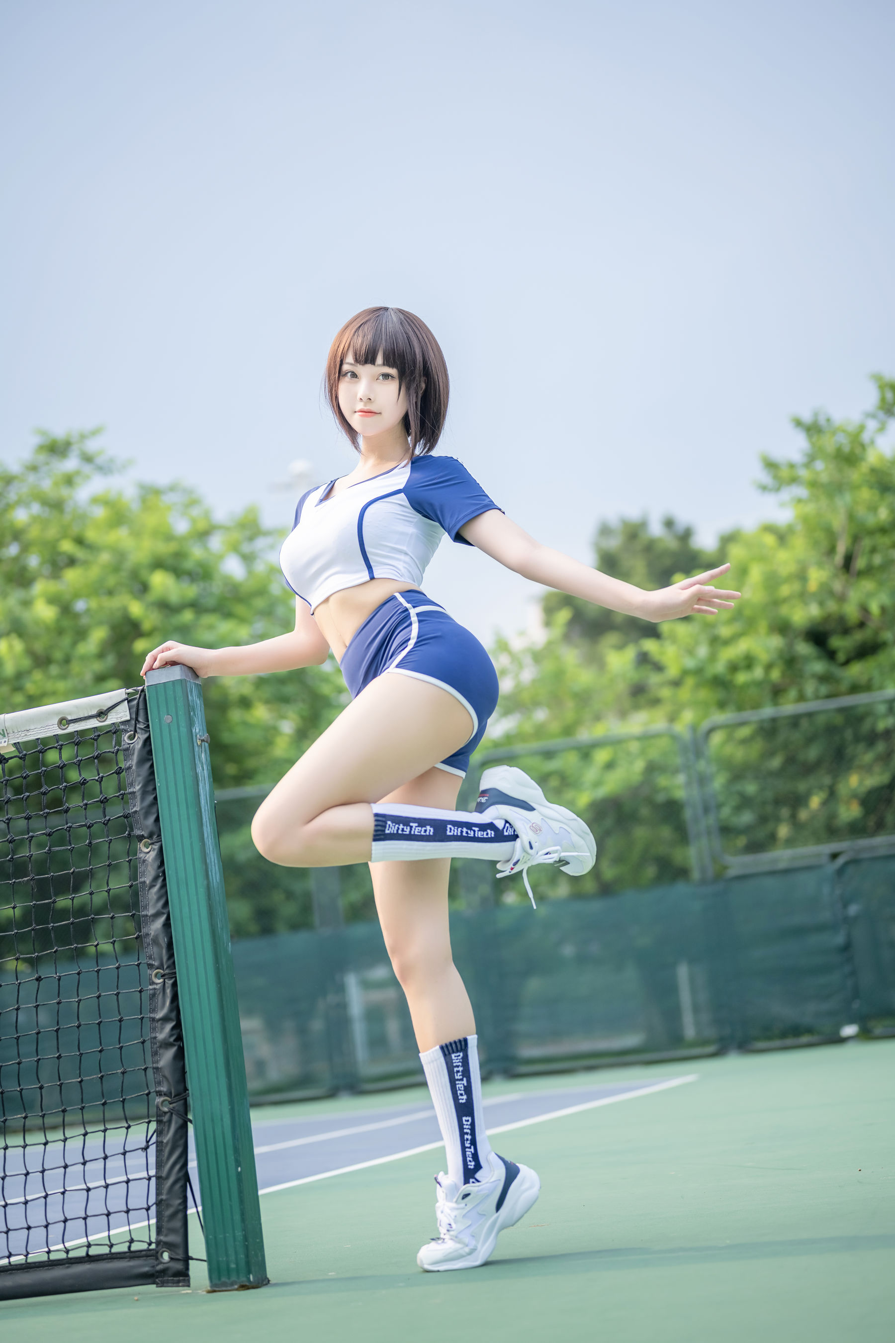 萌系小姐姐蜜汁猫裘 - 体操服-图16