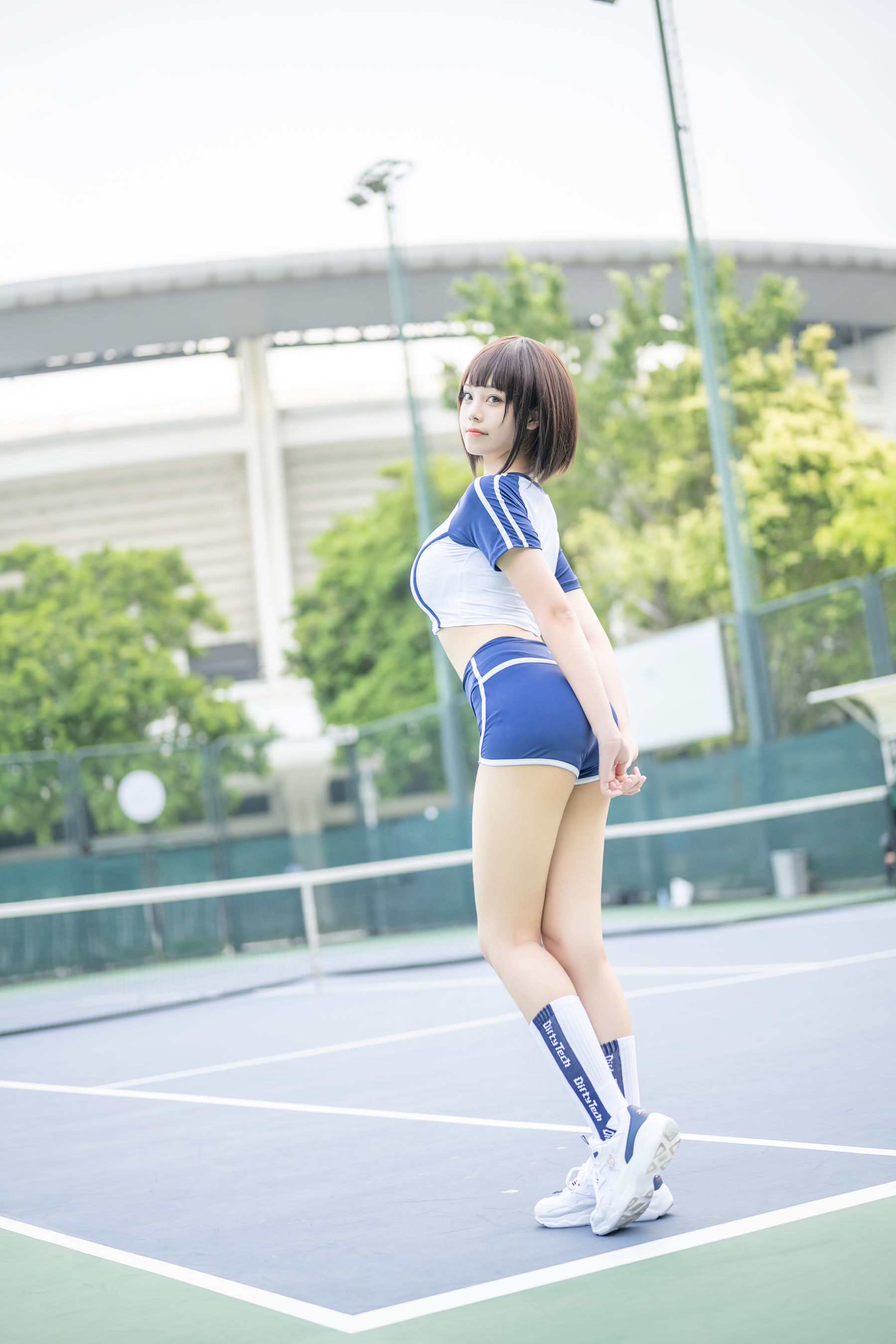 萌系小姐姐蜜汁猫裘 - 体操服-图2