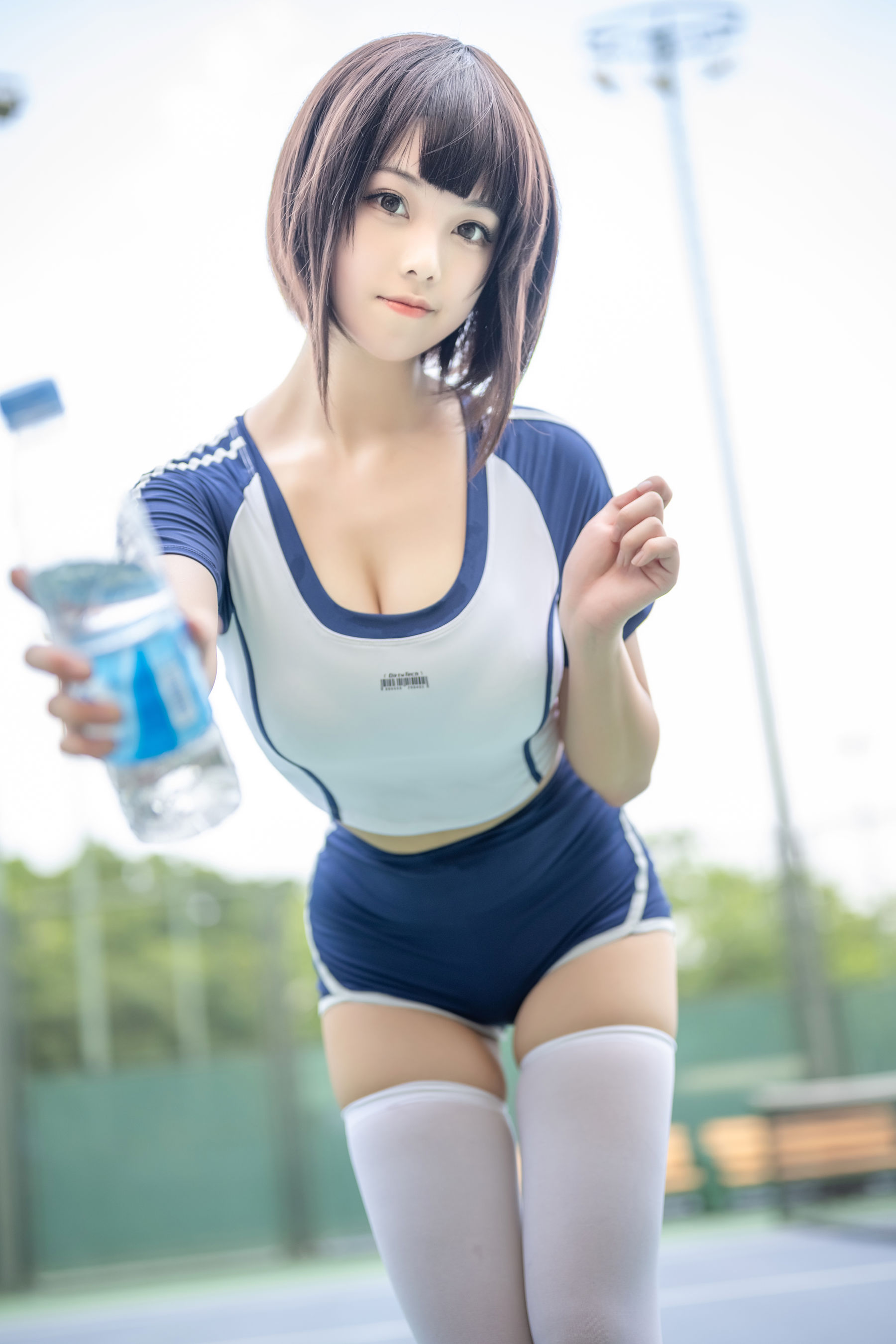 萌系小姐姐蜜汁猫裘 - 体操服-图35