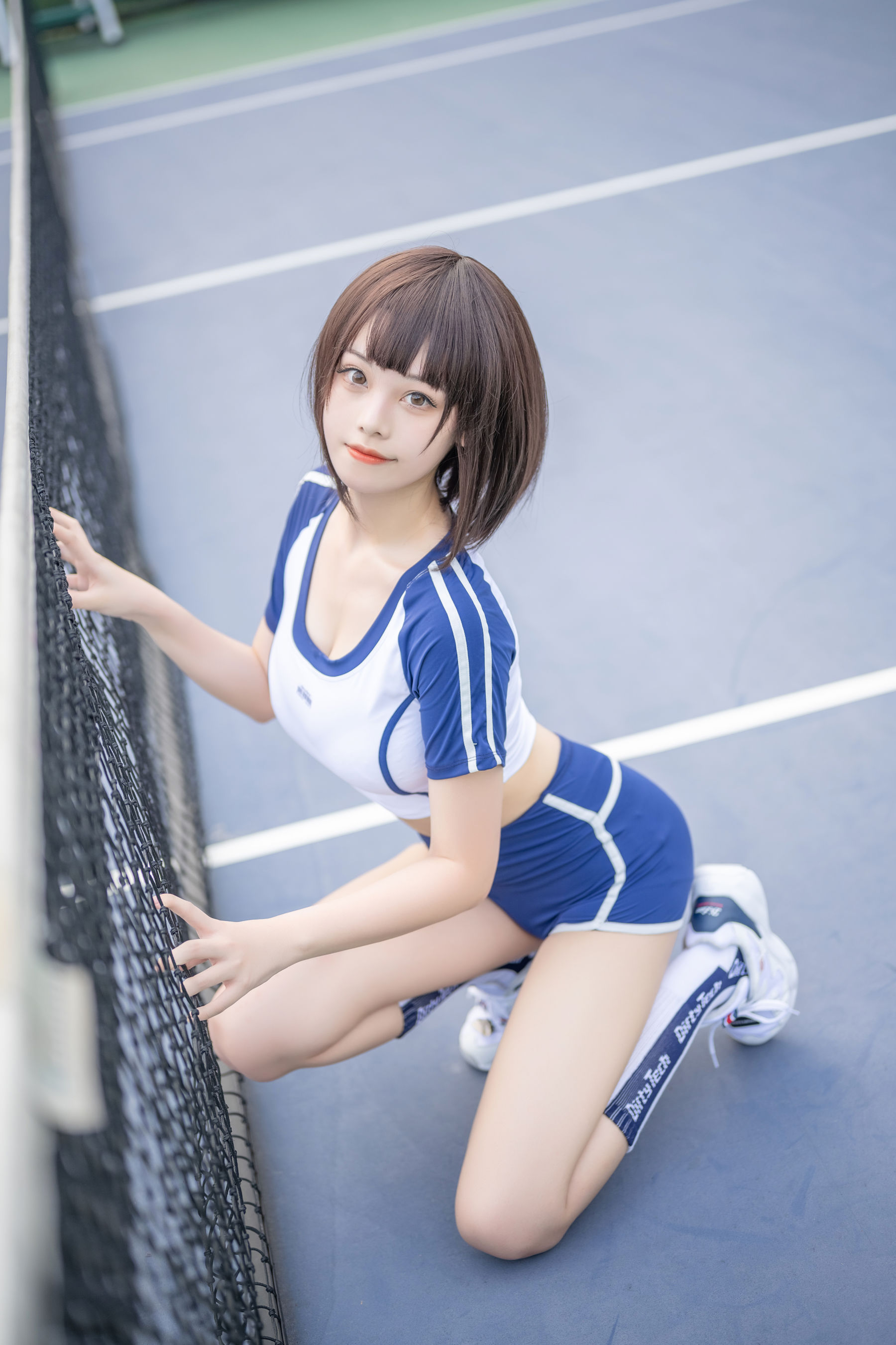 萌系小姐姐蜜汁猫裘 - 体操服-图3
