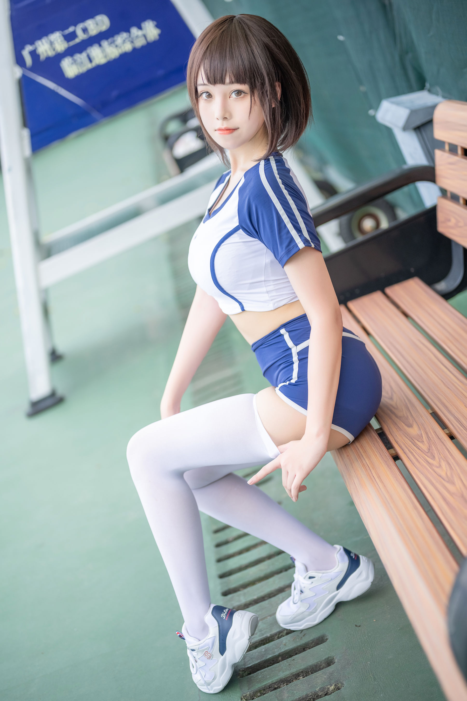 萌系小姐姐蜜汁猫裘 - 体操服-图49