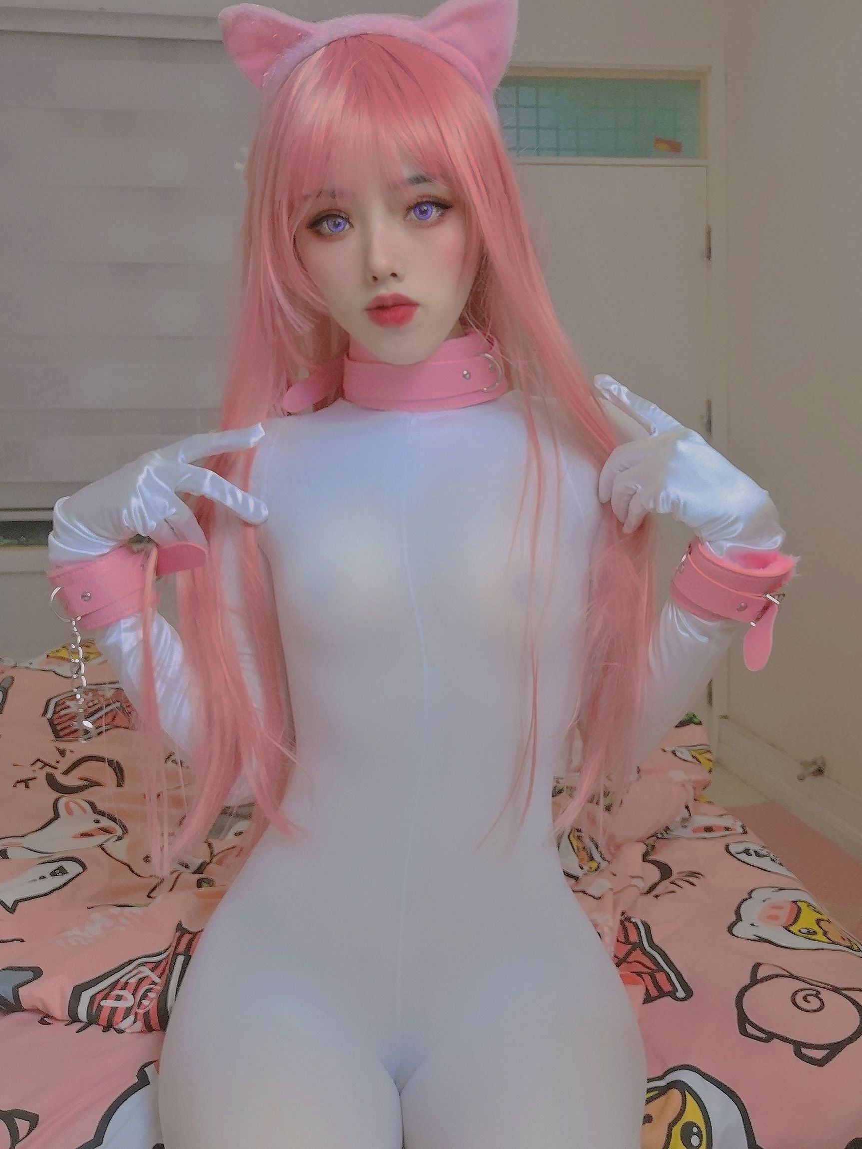 钛合金大粑粑 - 连体白丝-图8
