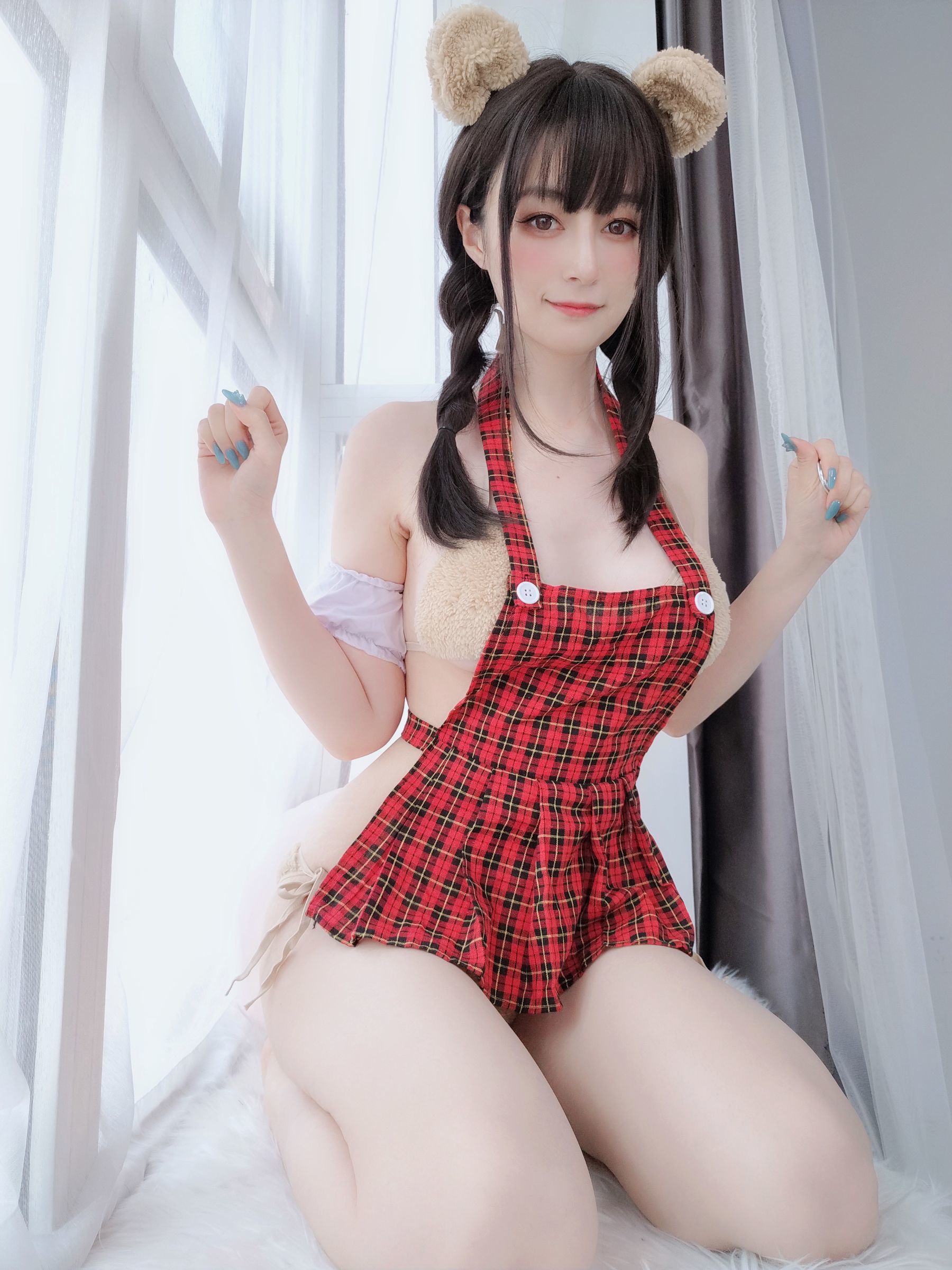 Coser小姐姐白银 - 可爱的熊-图0