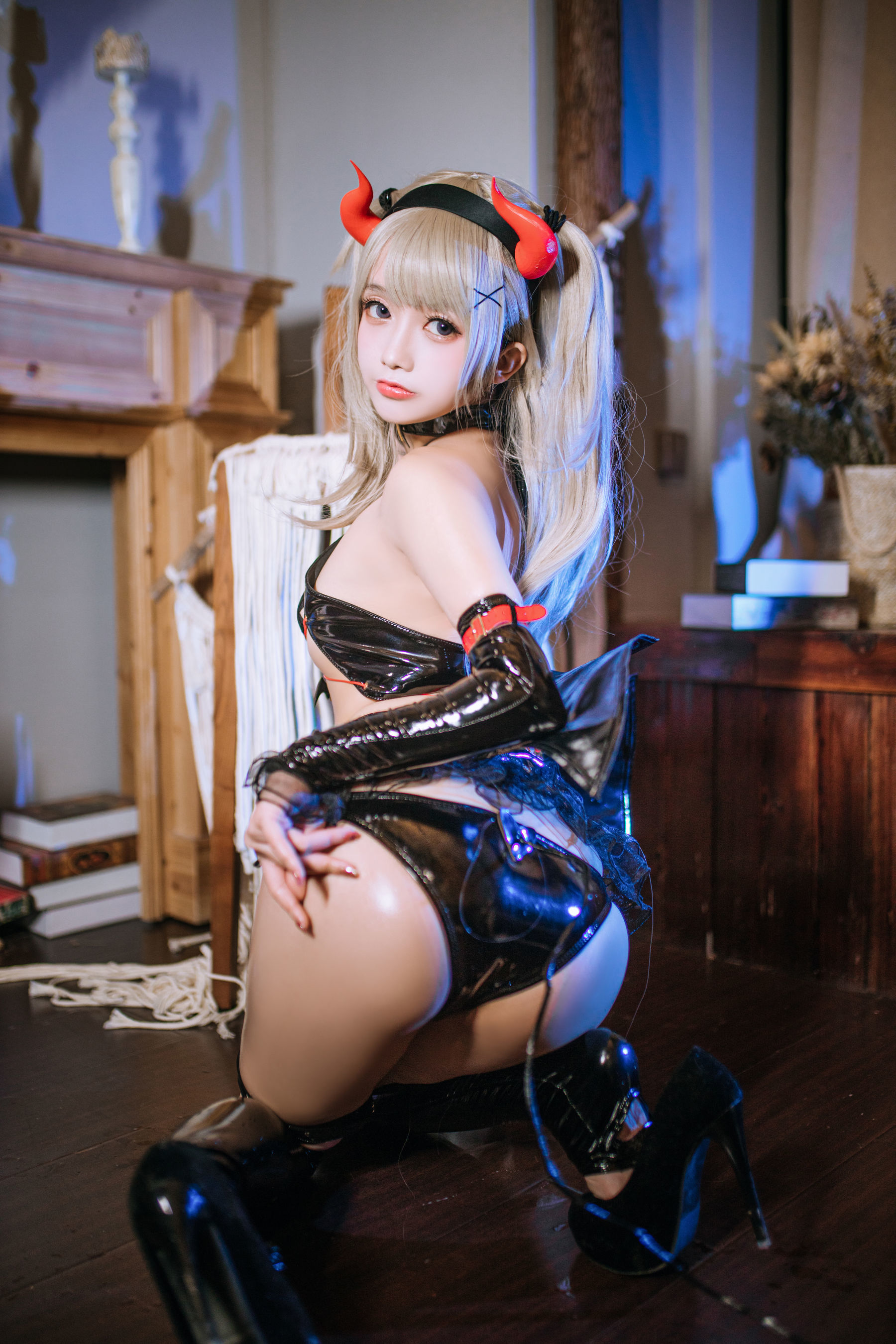 Cosplay日奈娇 - 束缚魅魔-图38