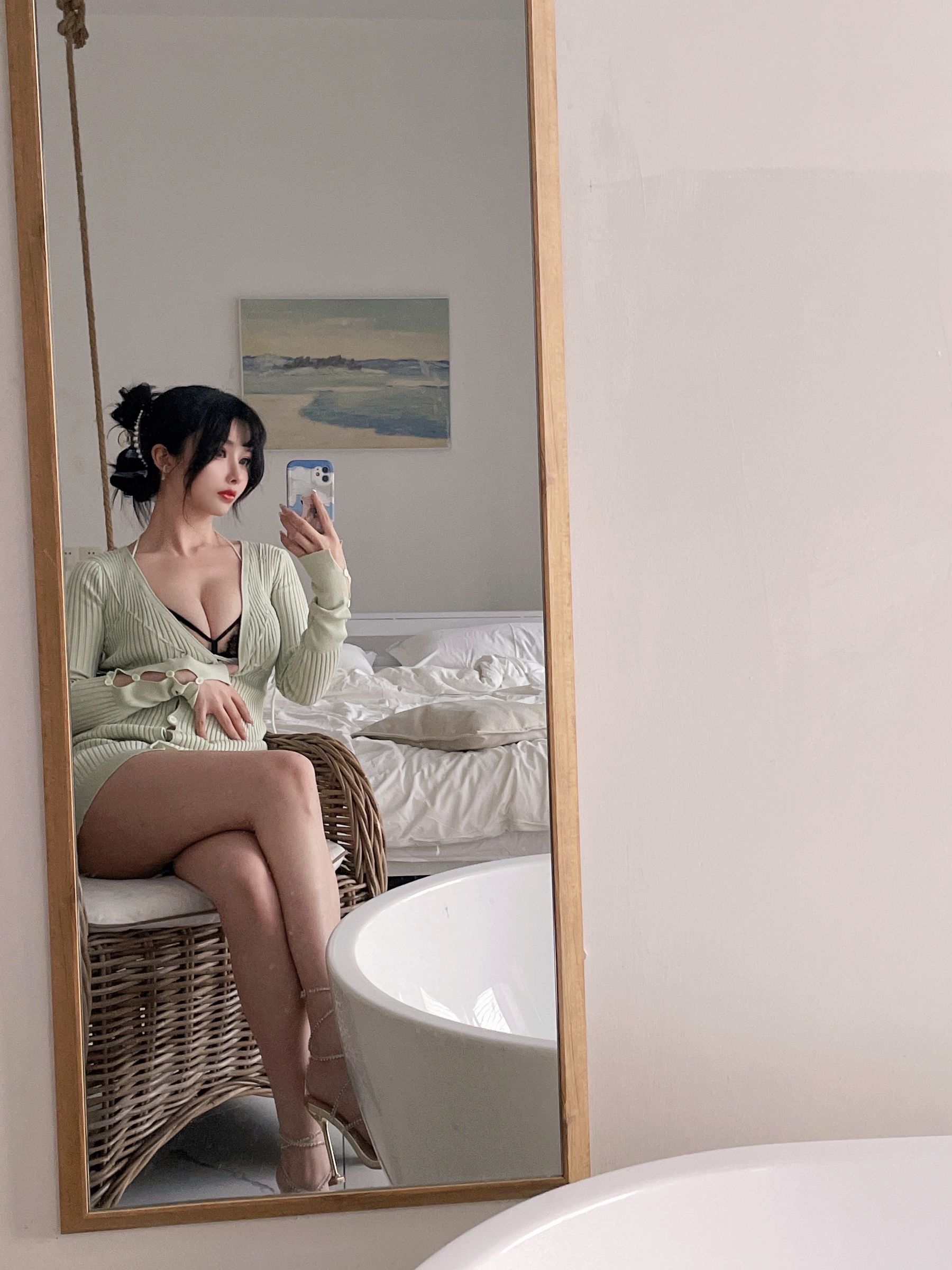 COS福利rioko凉凉子 - 人妻毛衣-图50