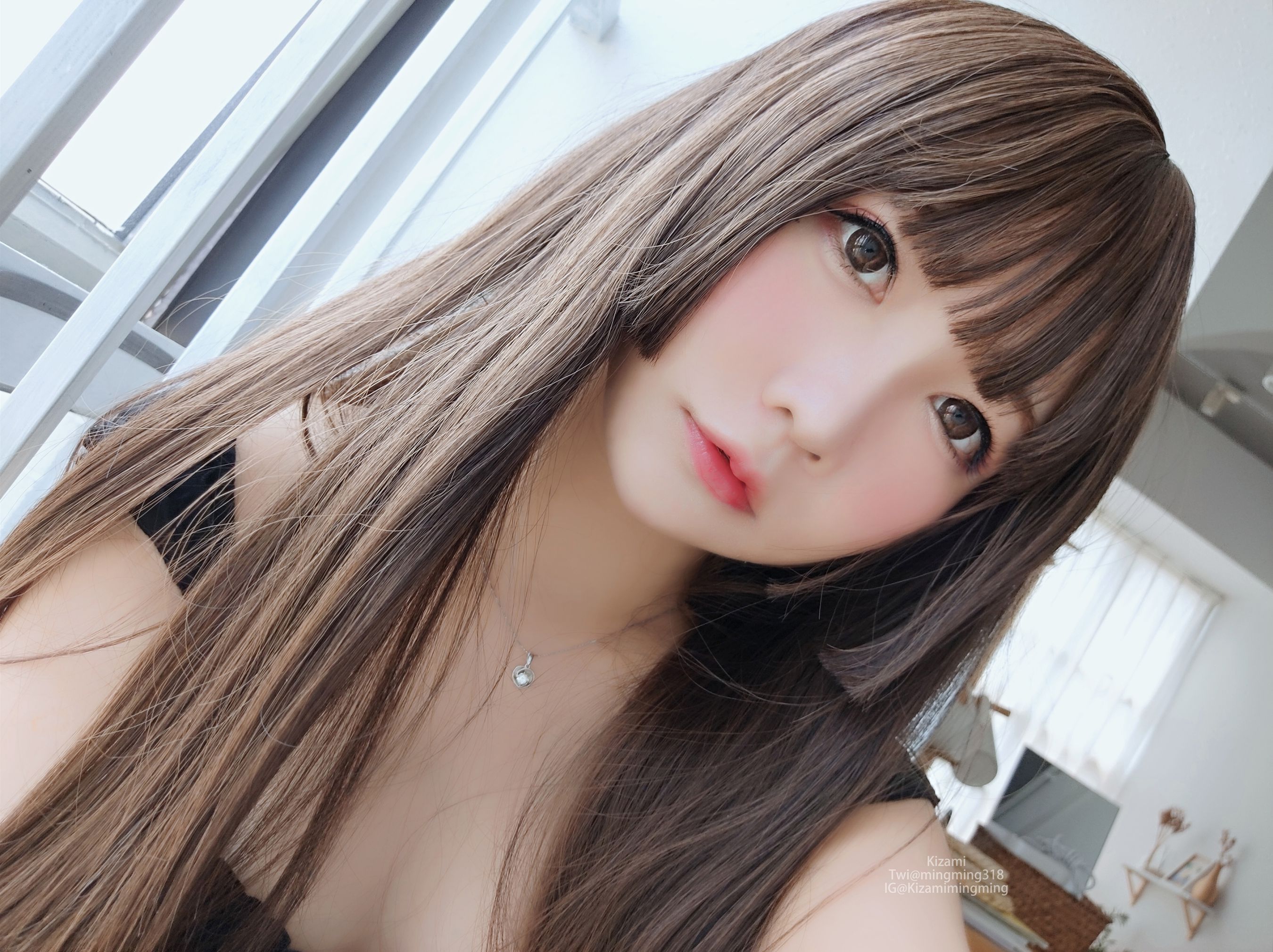 fantia 黒いストッキング-图1