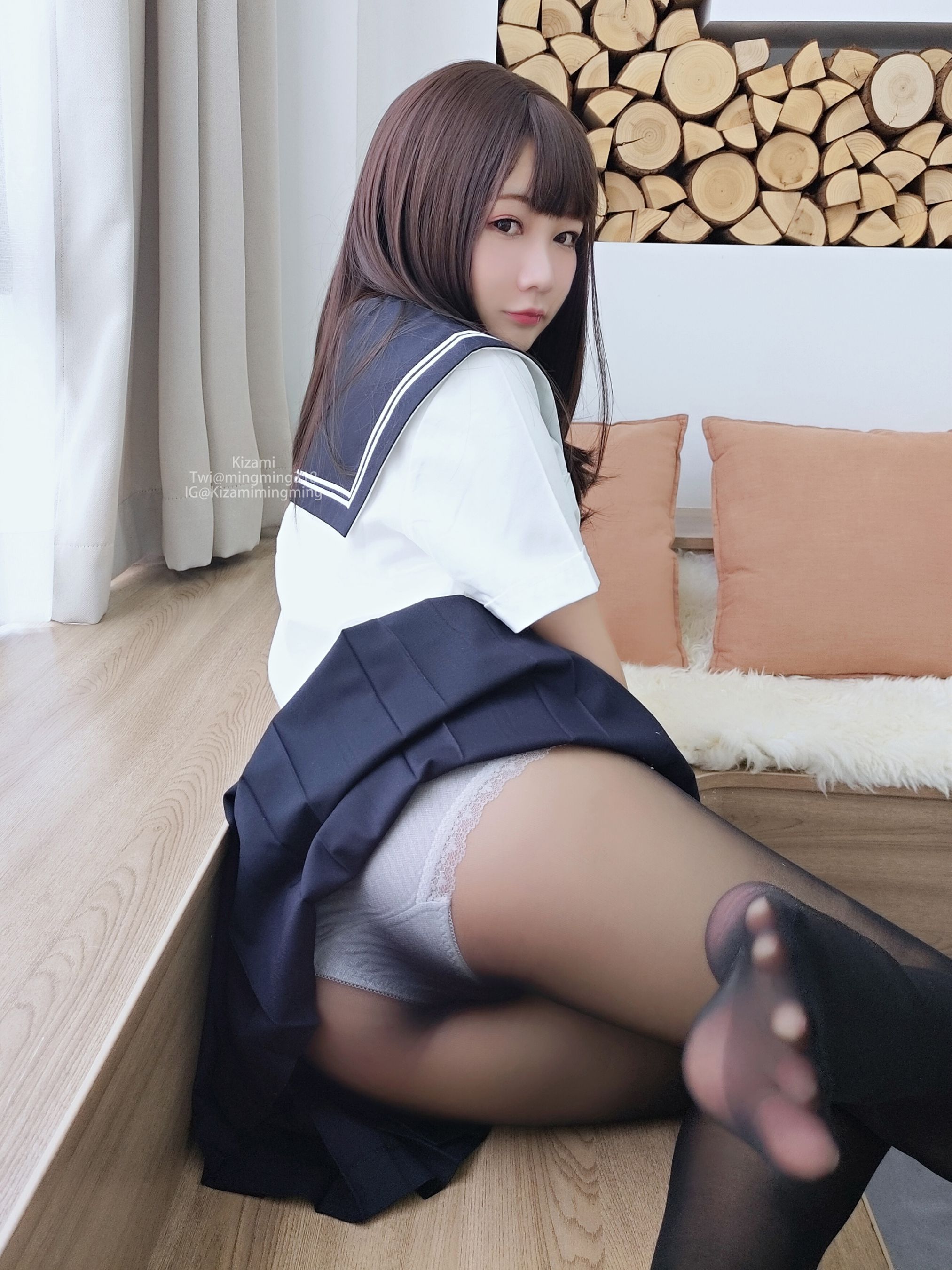 fantia 黒いストッキング-图8