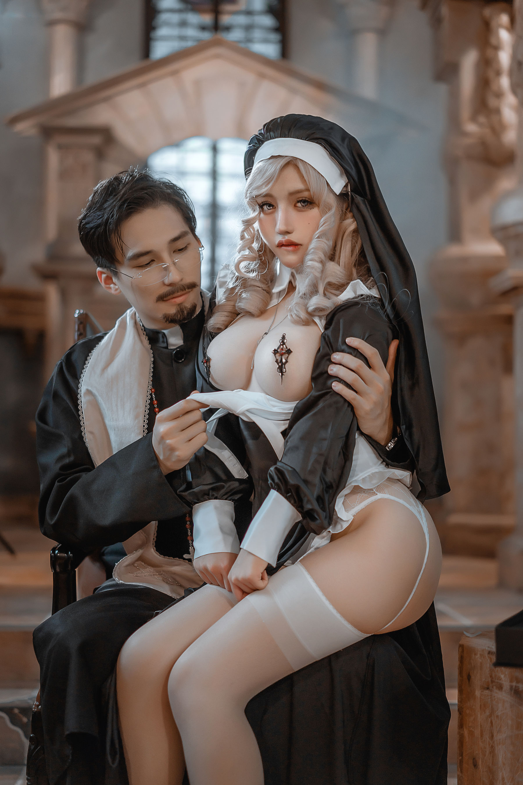 一笑芳香沁写真 - 神父修女-图35