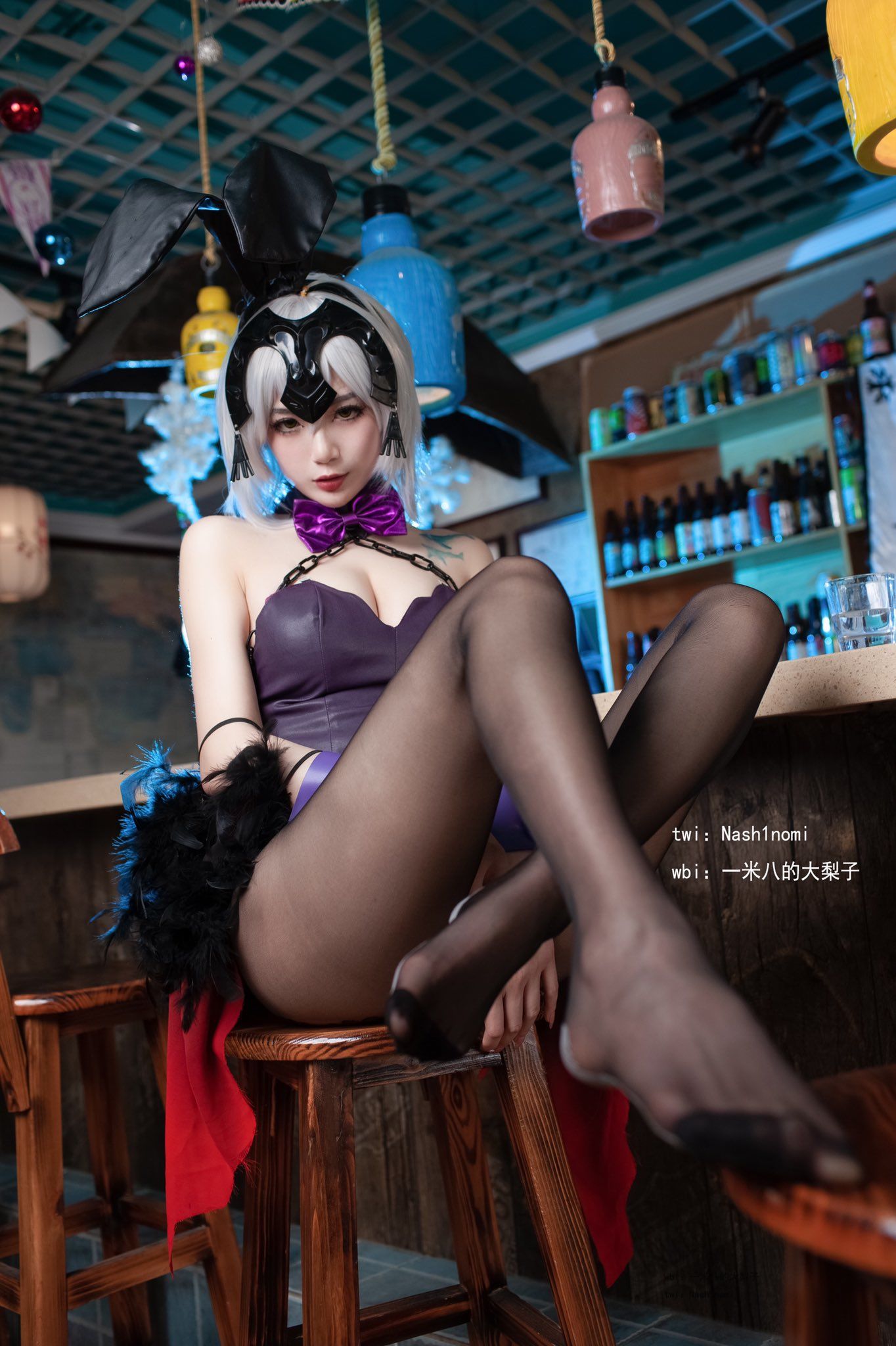 一米八的大梨子 - 黑贞兔女郎-图4