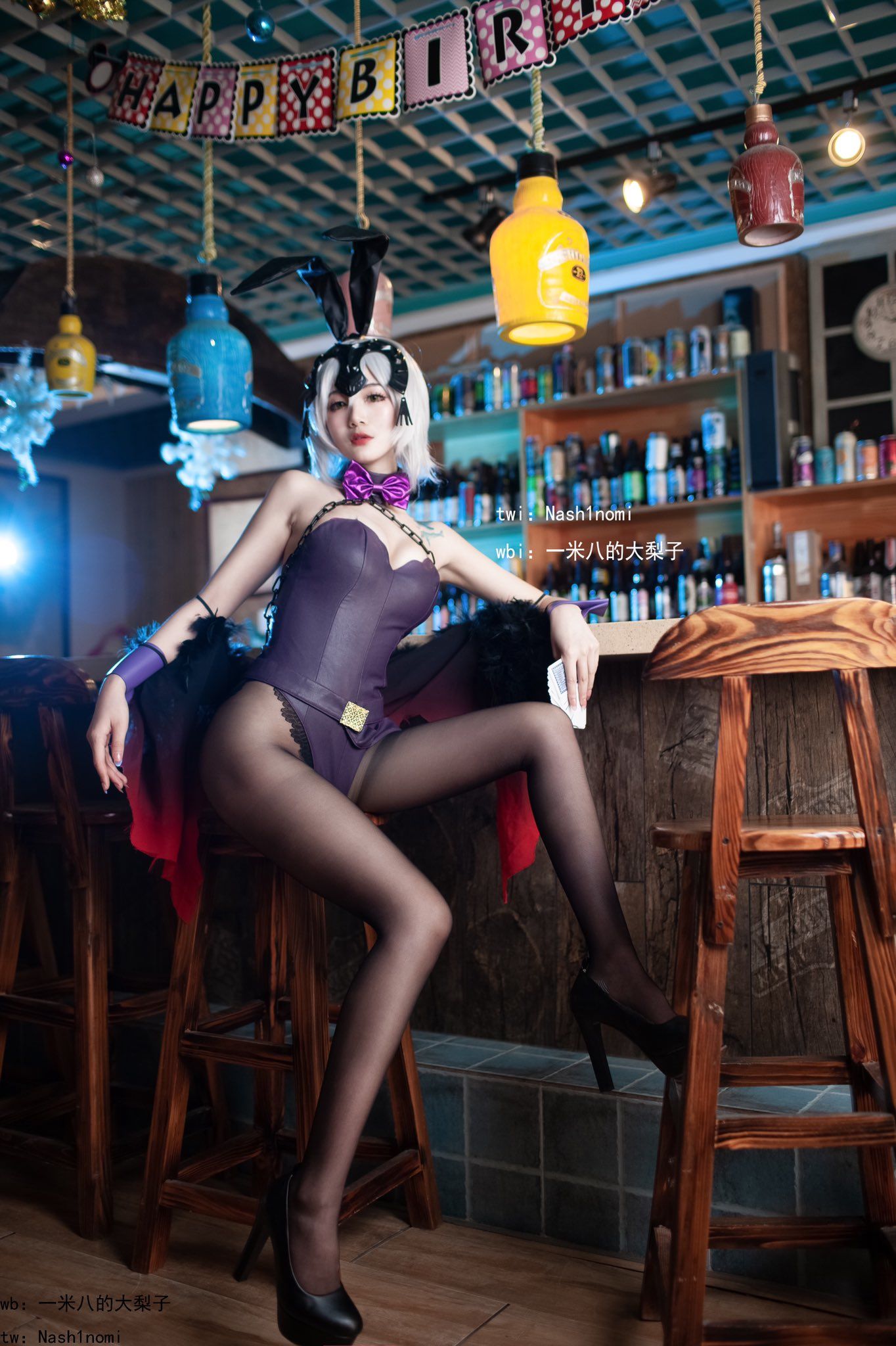 一米八的大梨子 - 黑贞兔女郎-图5
