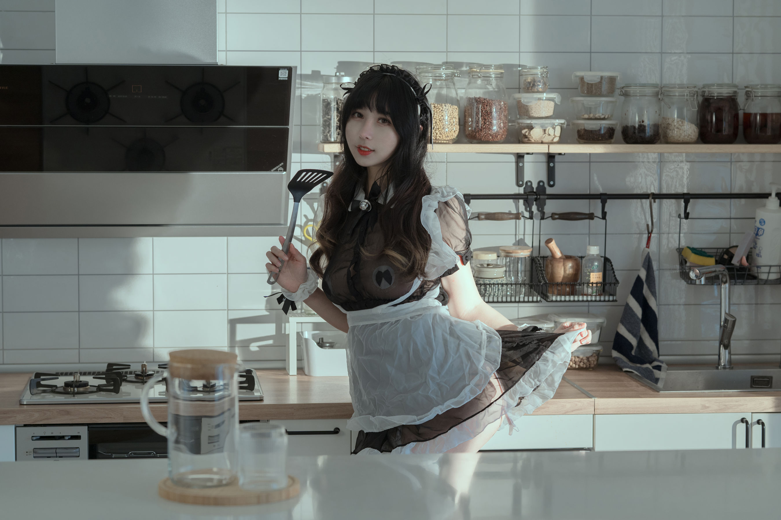 云溪溪 - 奶桃女仆-图1