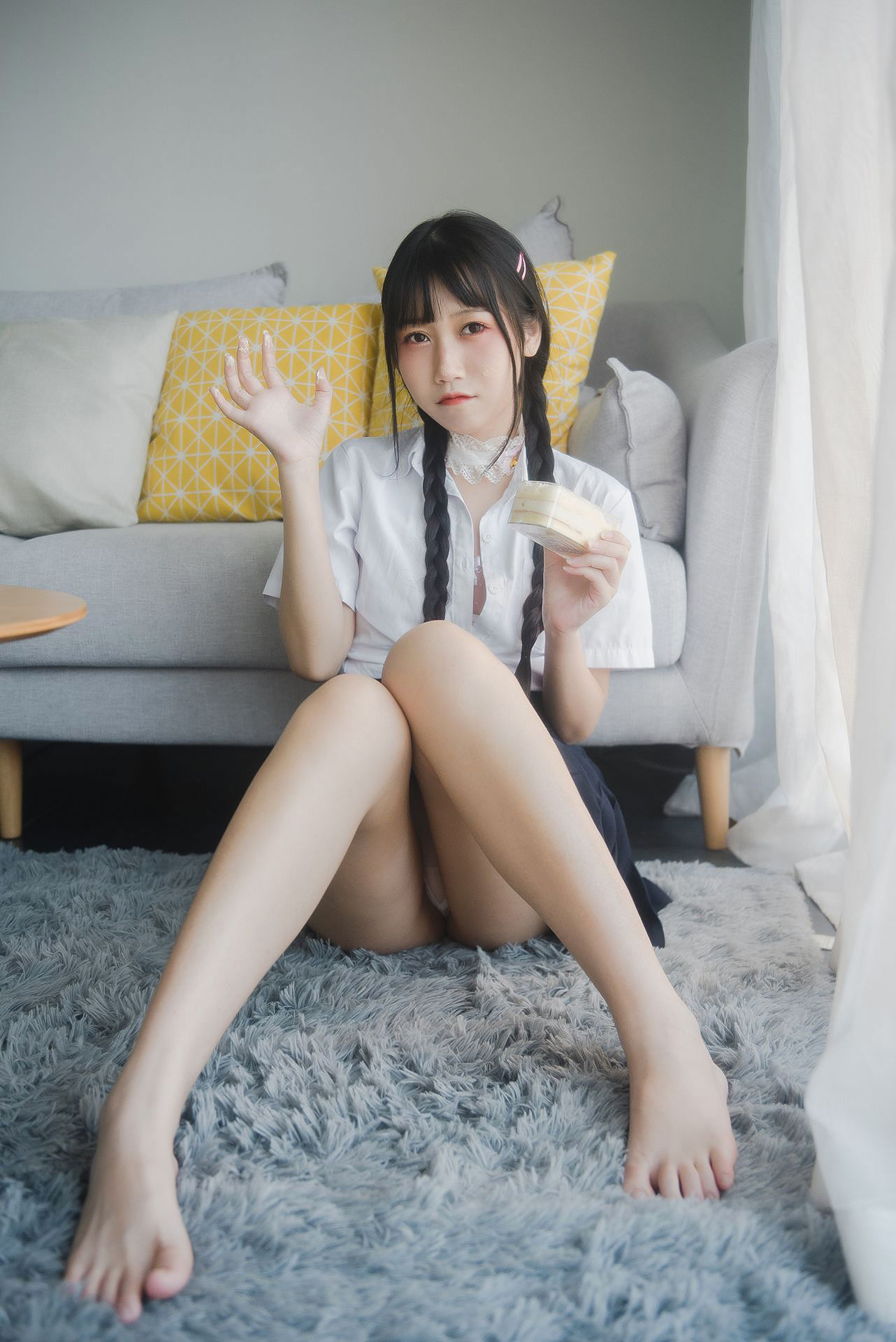 微博人气Coser不呆猫 - 奶油少女-图9