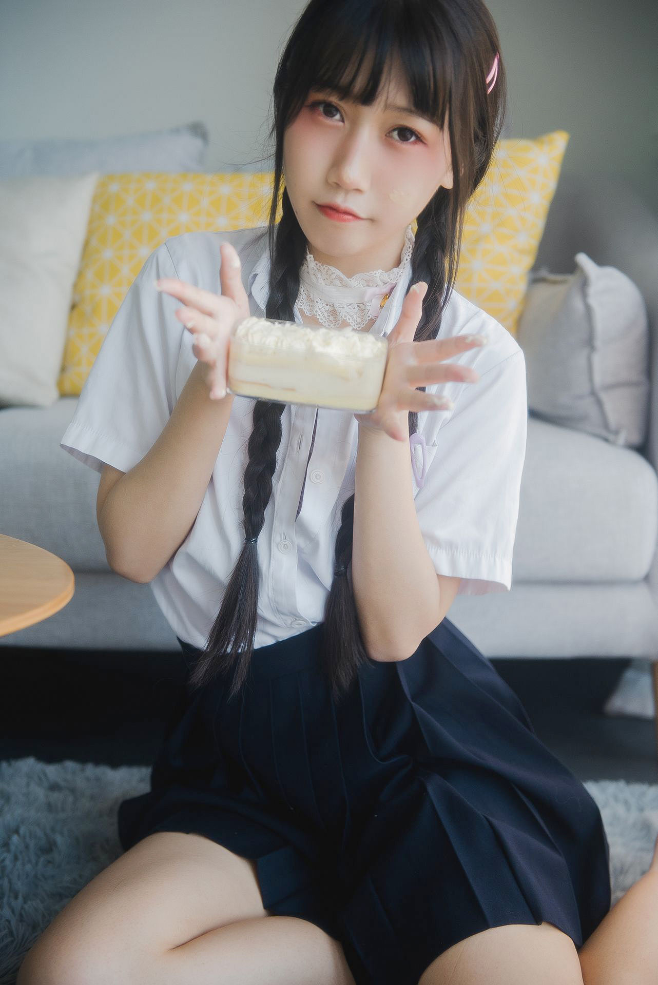 微博人气Coser不呆猫 - 奶油少女-图13