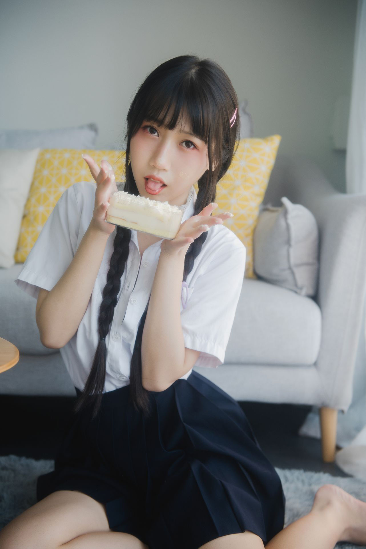 微博人气Coser不呆猫 - 奶油少女-图14