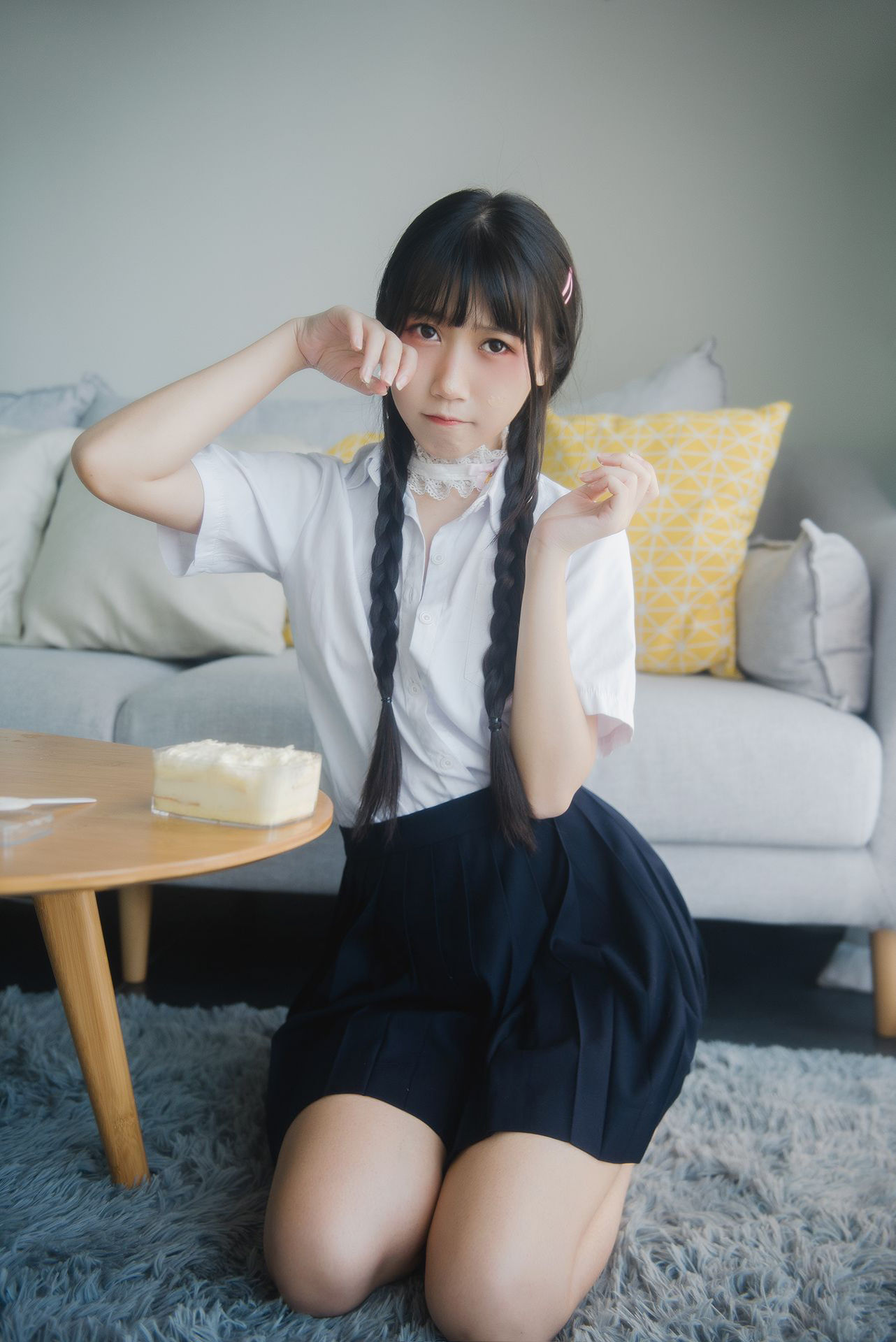 微博人气Coser不呆猫 - 奶油少女-图17