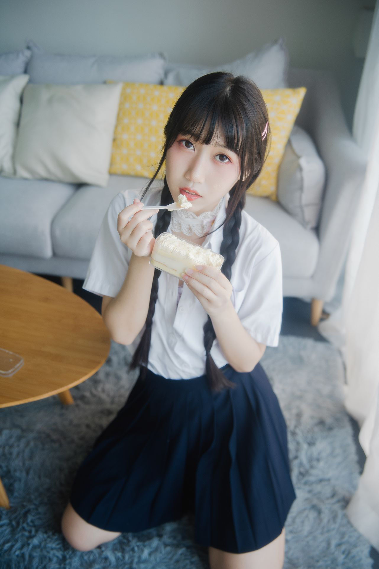 微博人气Coser不呆猫 - 奶油少女-图19