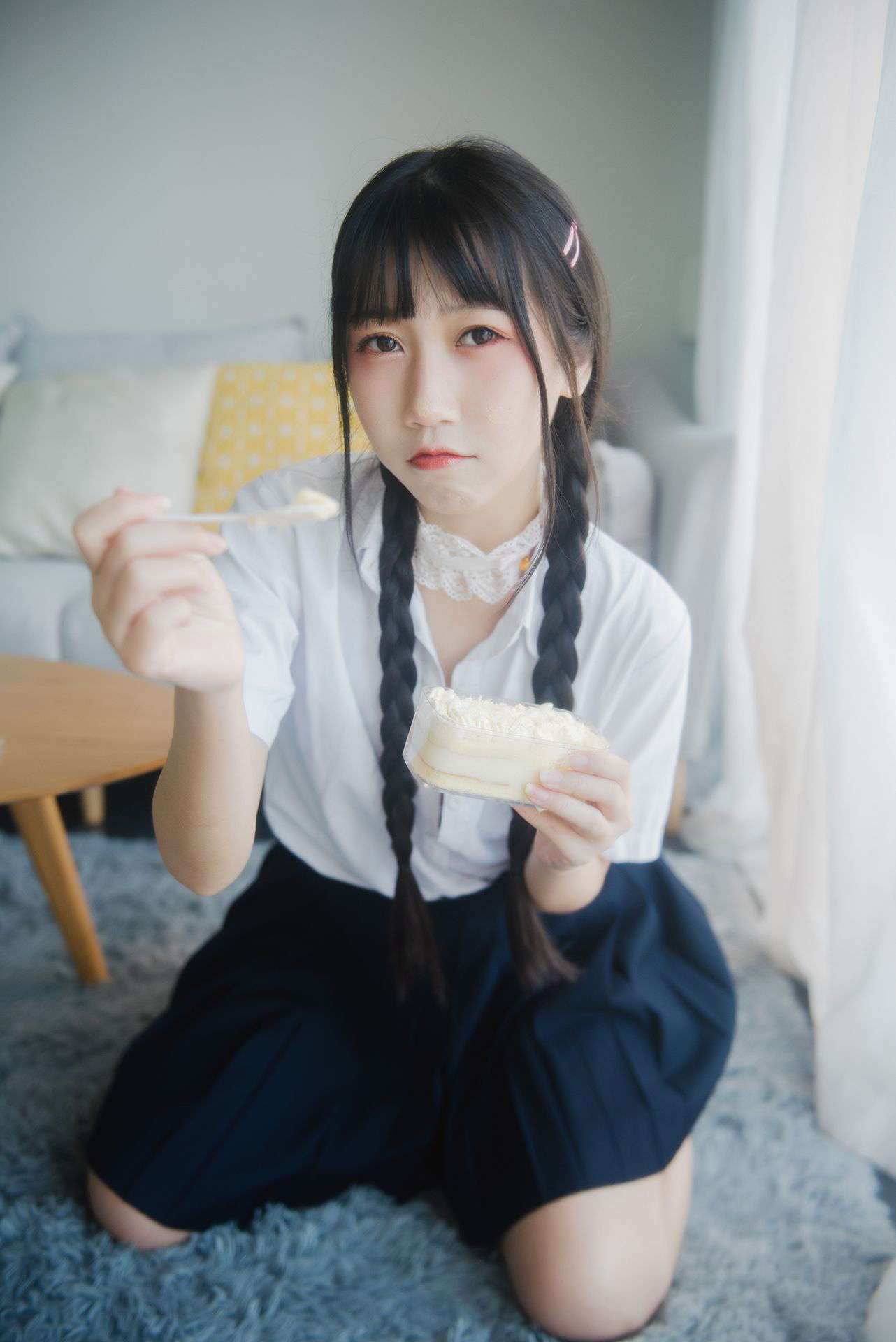 微博人气Coser不呆猫 - 奶油少女-图20