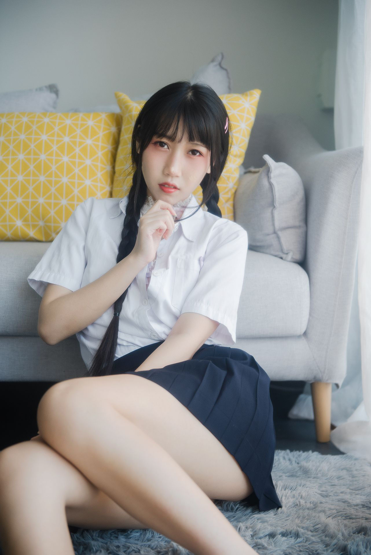 微博人气Coser不呆猫 - 奶油少女-图24