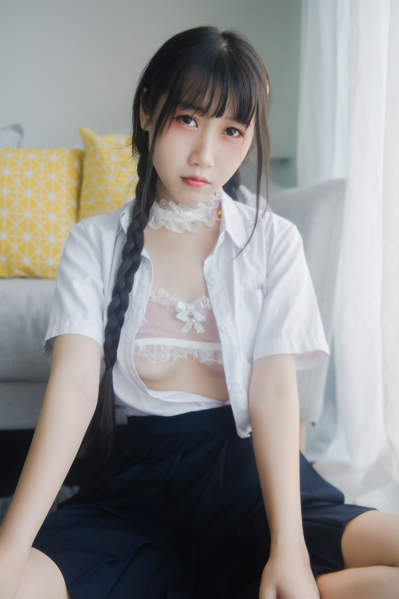 微博人气Coser不呆猫 - 奶油少女-图25