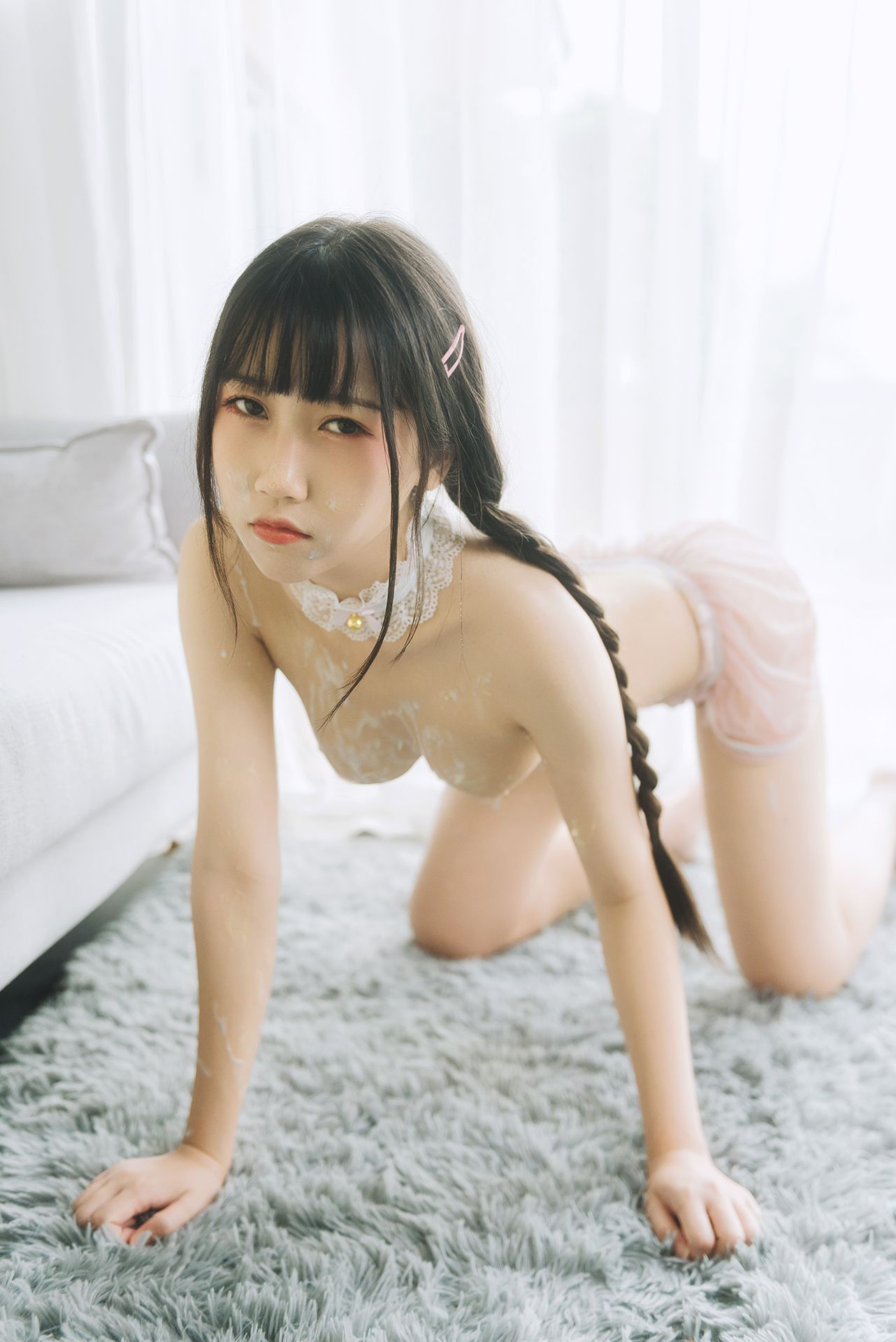 微博人气Coser不呆猫 - 奶油少女-图56