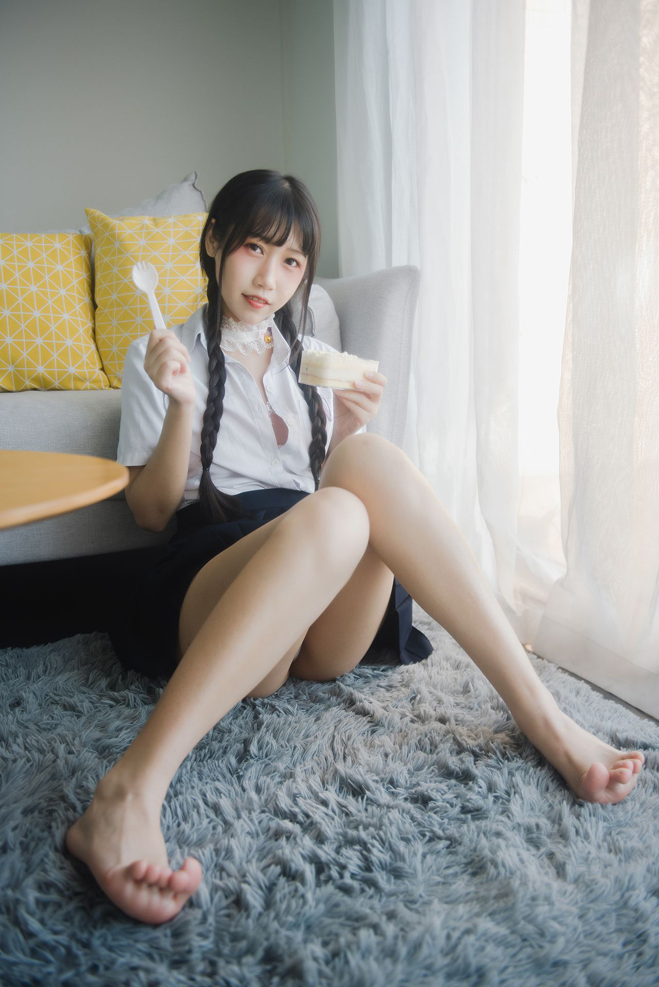 微博人气Coser不呆猫 - 奶油少女-图7