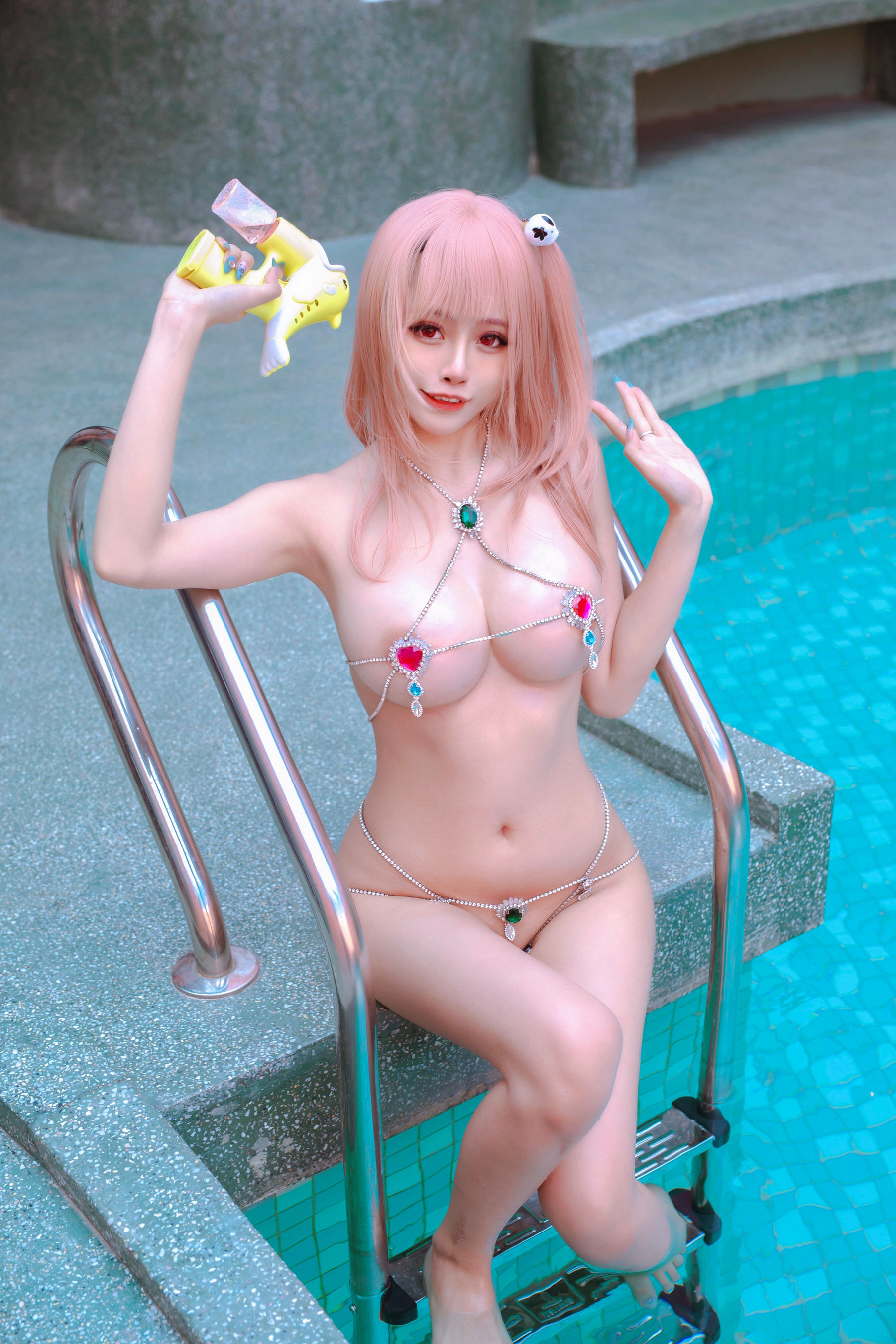 日本性感萝莉Byoru - Honoka Fortune Swimsuit-图12