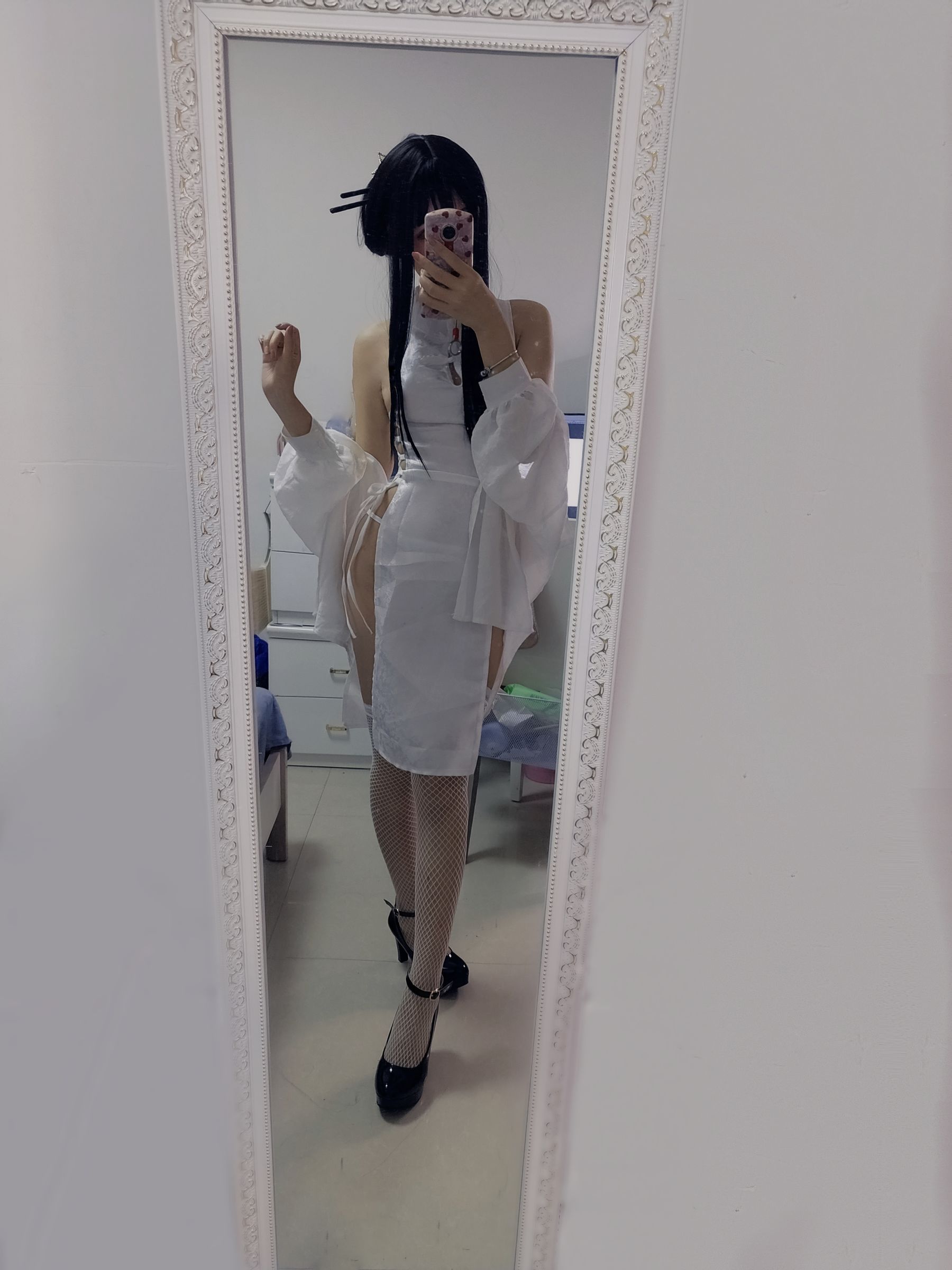 猫君君MaoJun - 绑带旗袍-图4