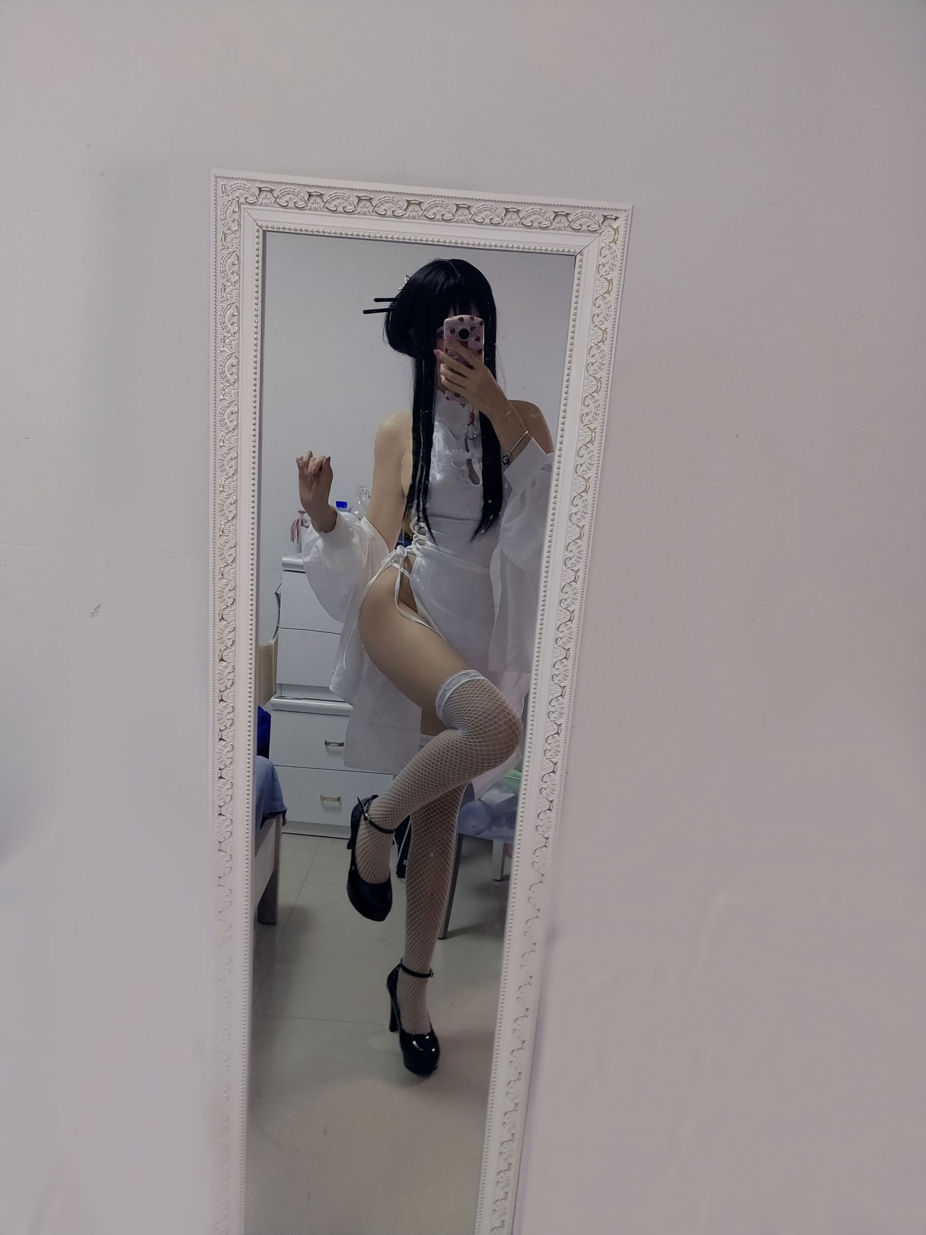 猫君君MaoJun - 绑带旗袍-图6