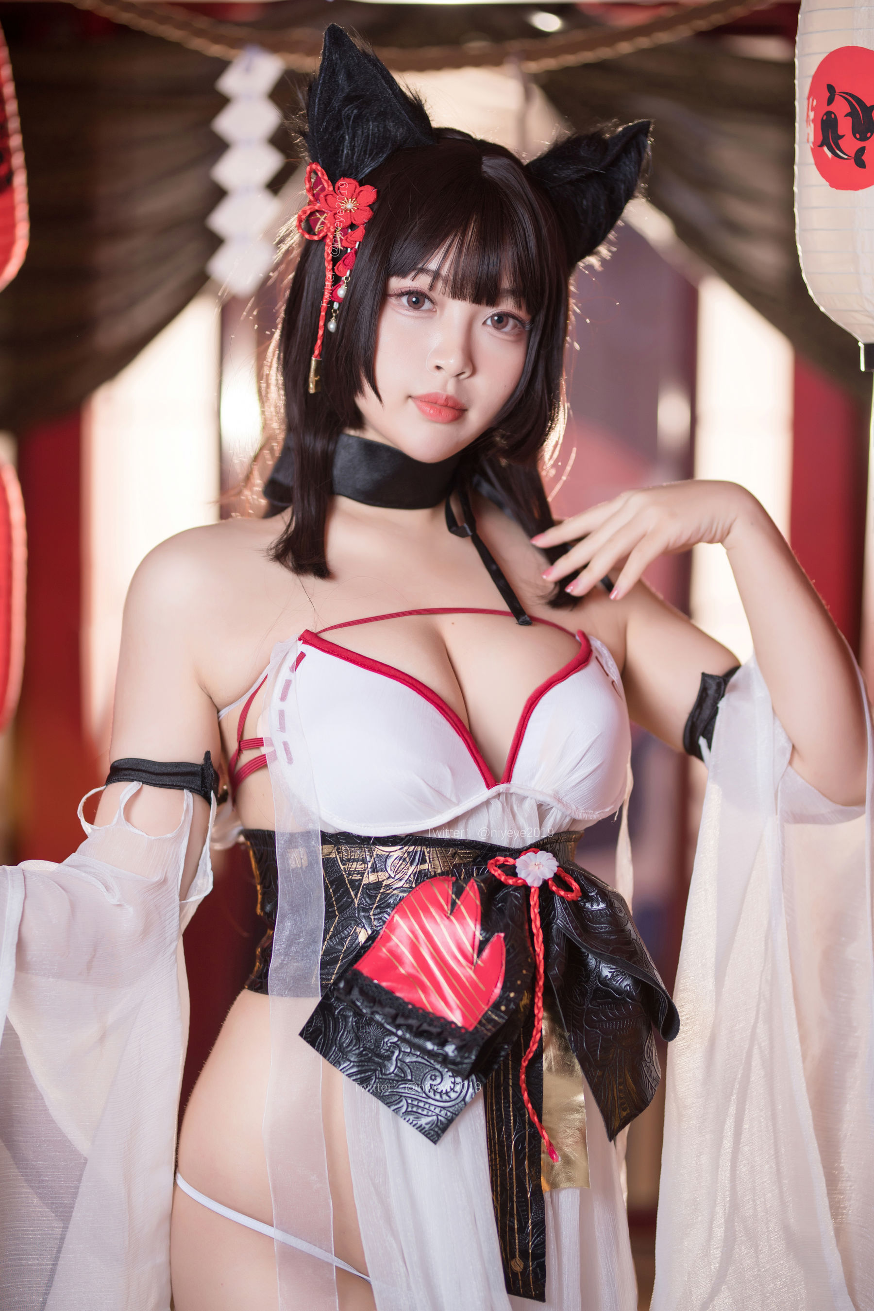 萌系小姐姐-白烨- - 湿身泳装-图20