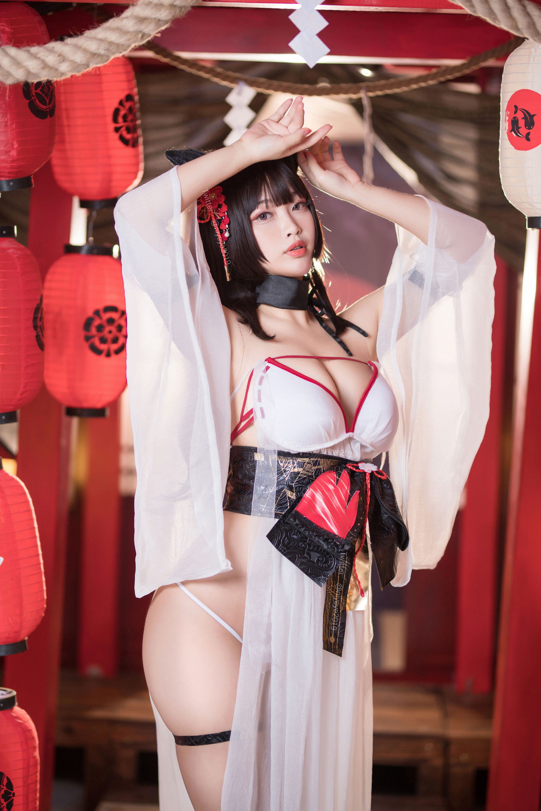 萌系小姐姐-白烨- - 湿身泳装-图30