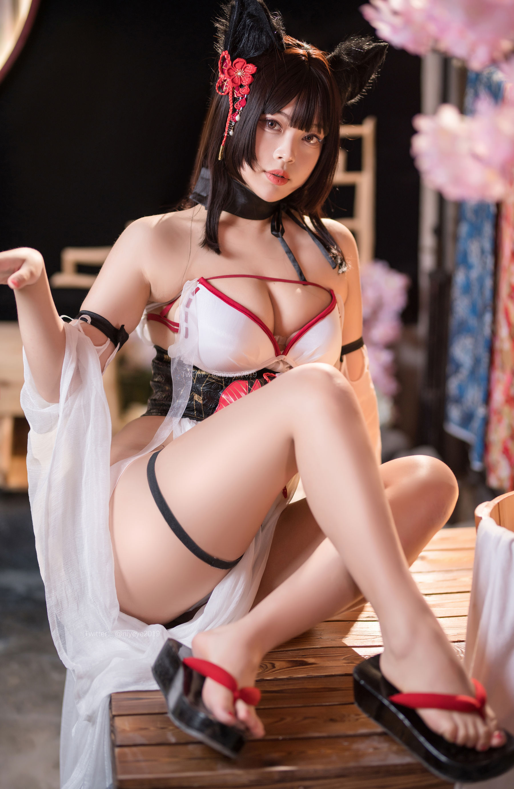 萌系小姐姐-白烨- - 湿身泳装-图36