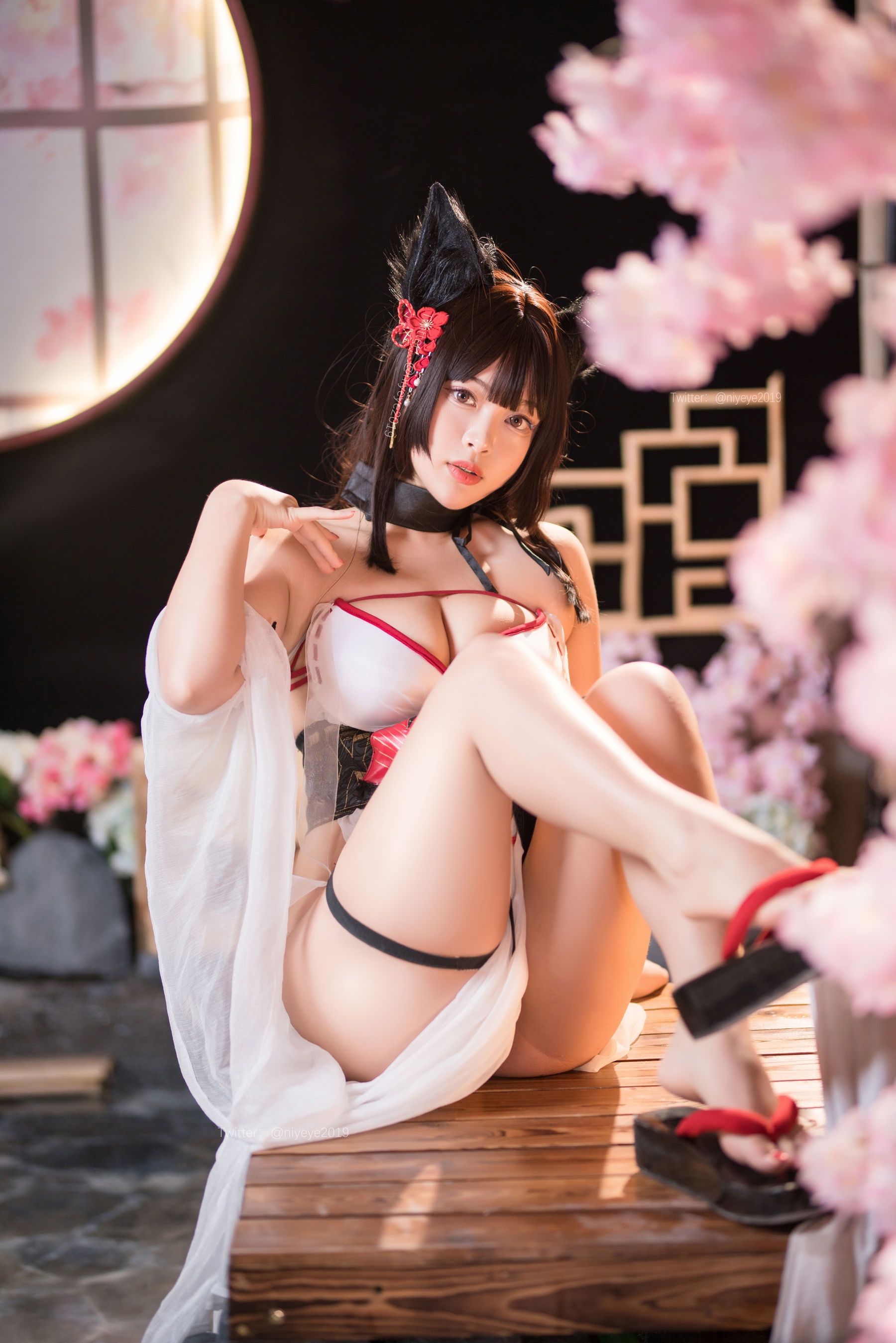 萌系小姐姐-白烨- - 湿身泳装-图37