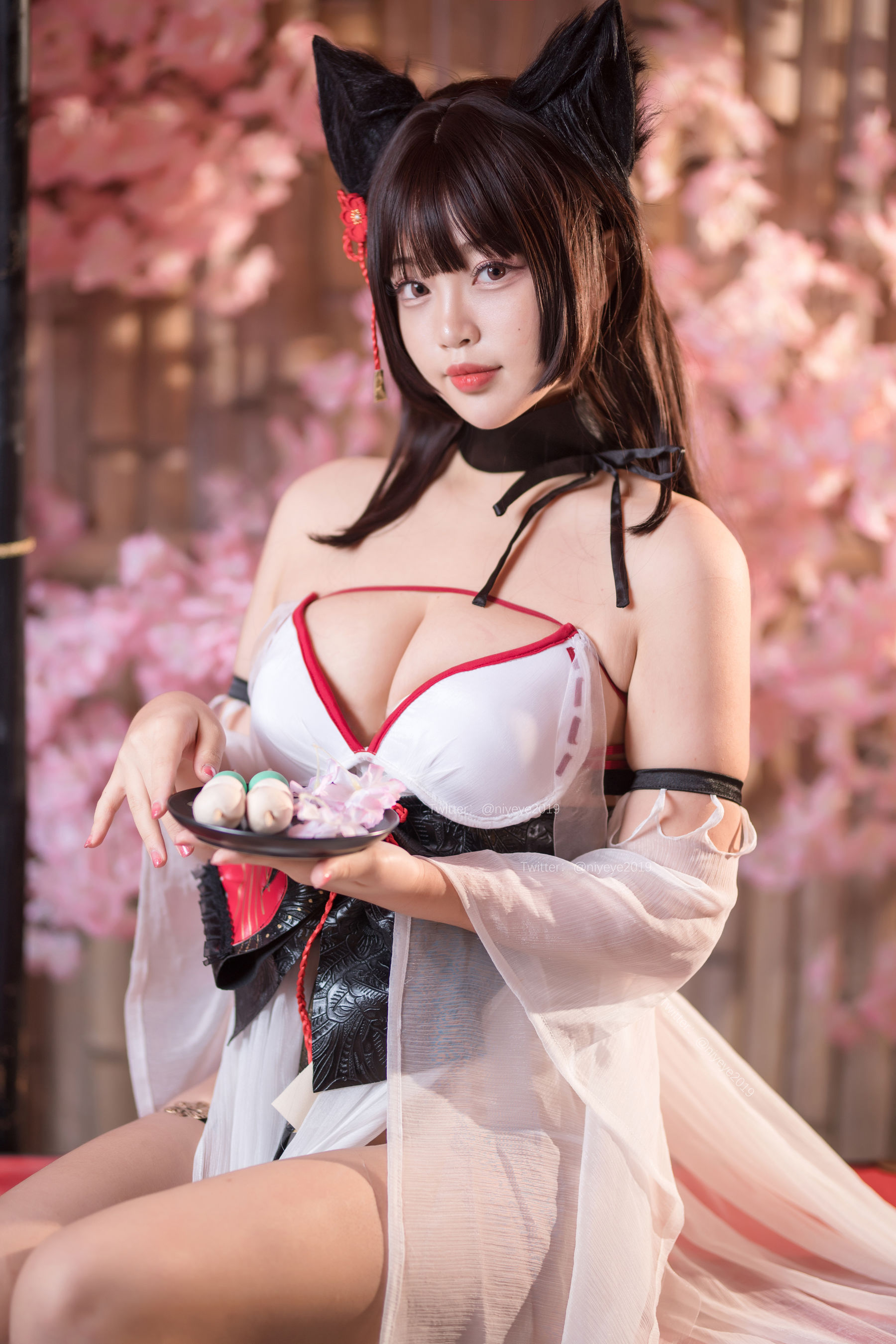 萌系小姐姐-白烨- - 湿身泳装-图4