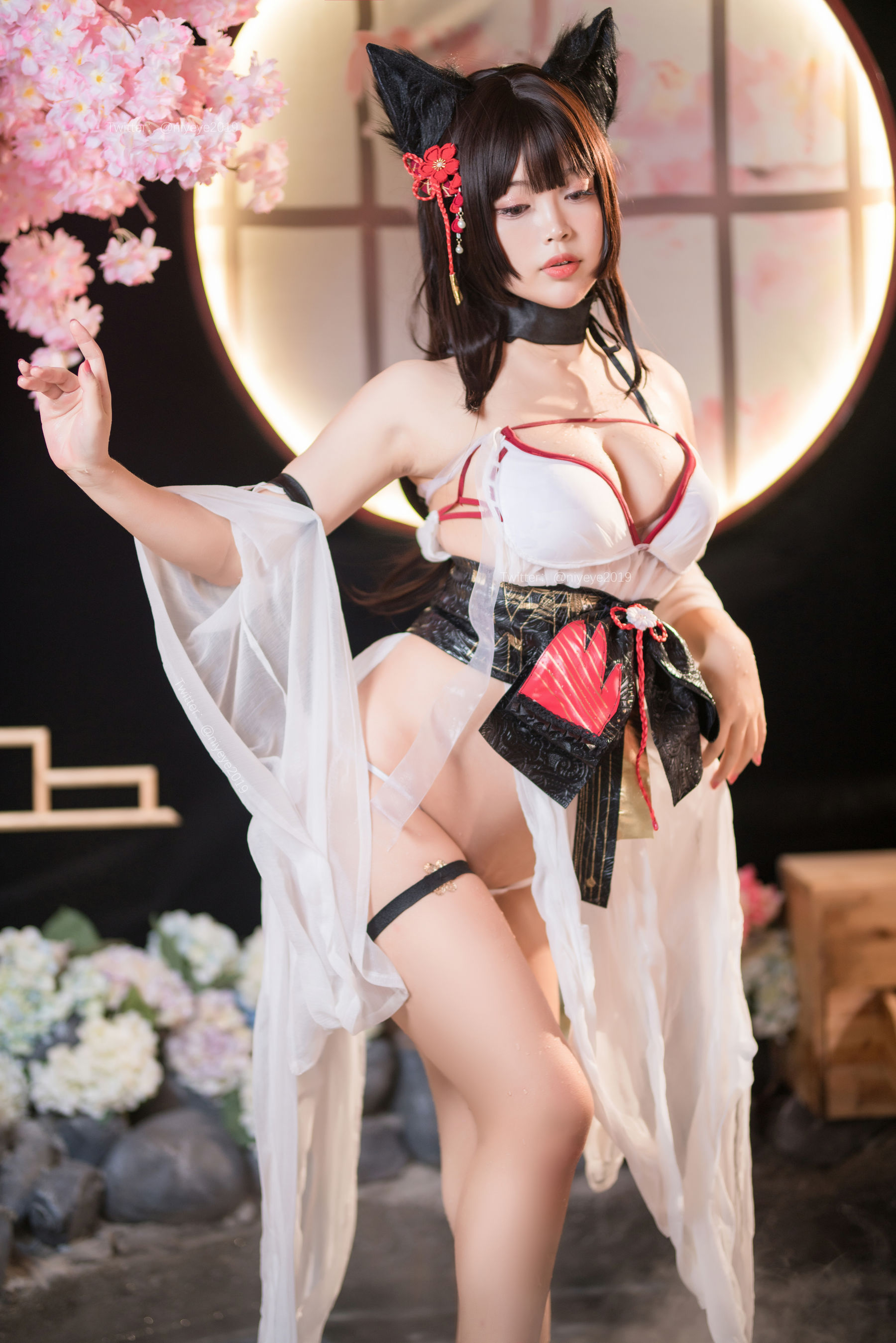 萌系小姐姐-白烨- - 湿身泳装-图58