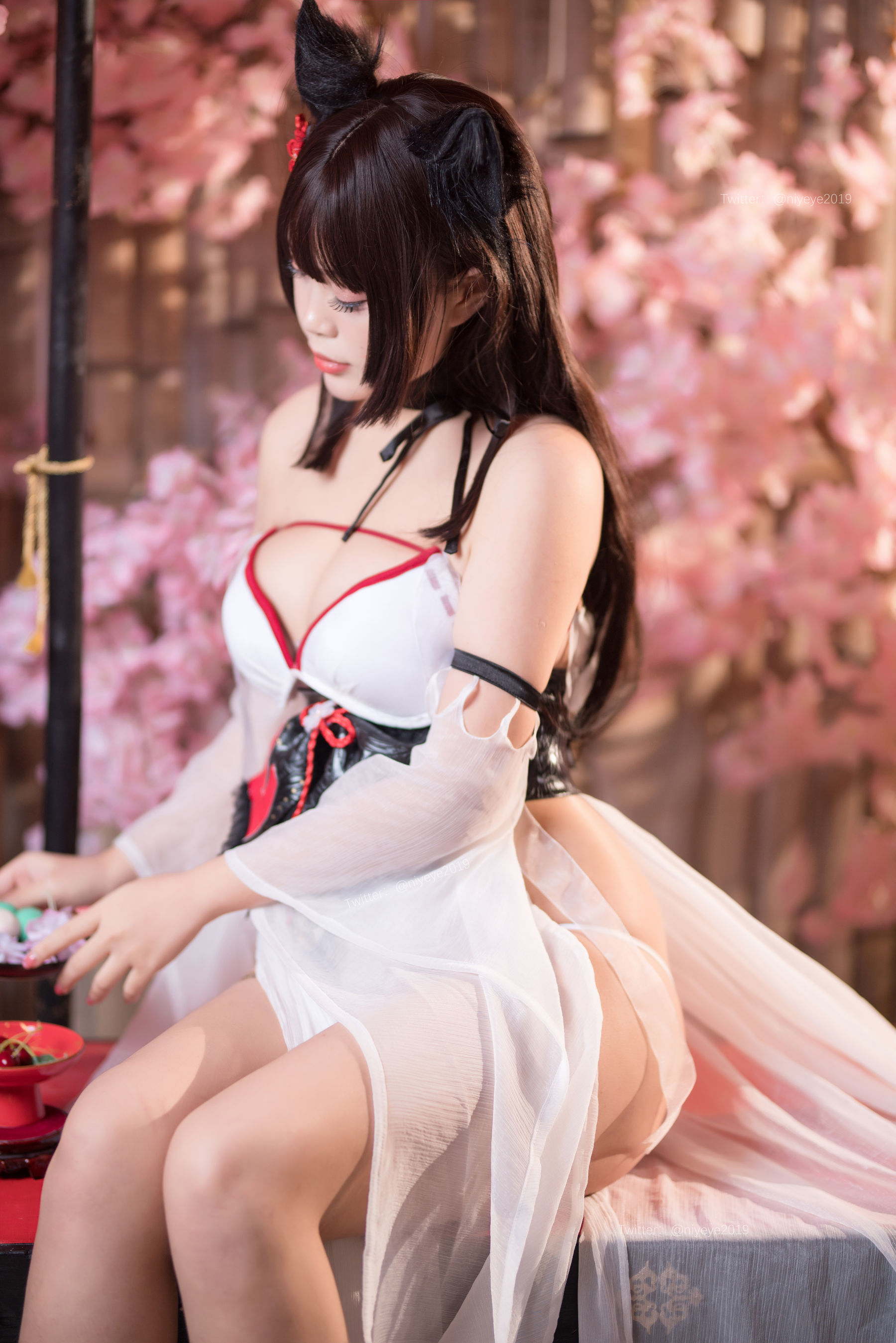 萌系小姐姐-白烨- - 湿身泳装-图5