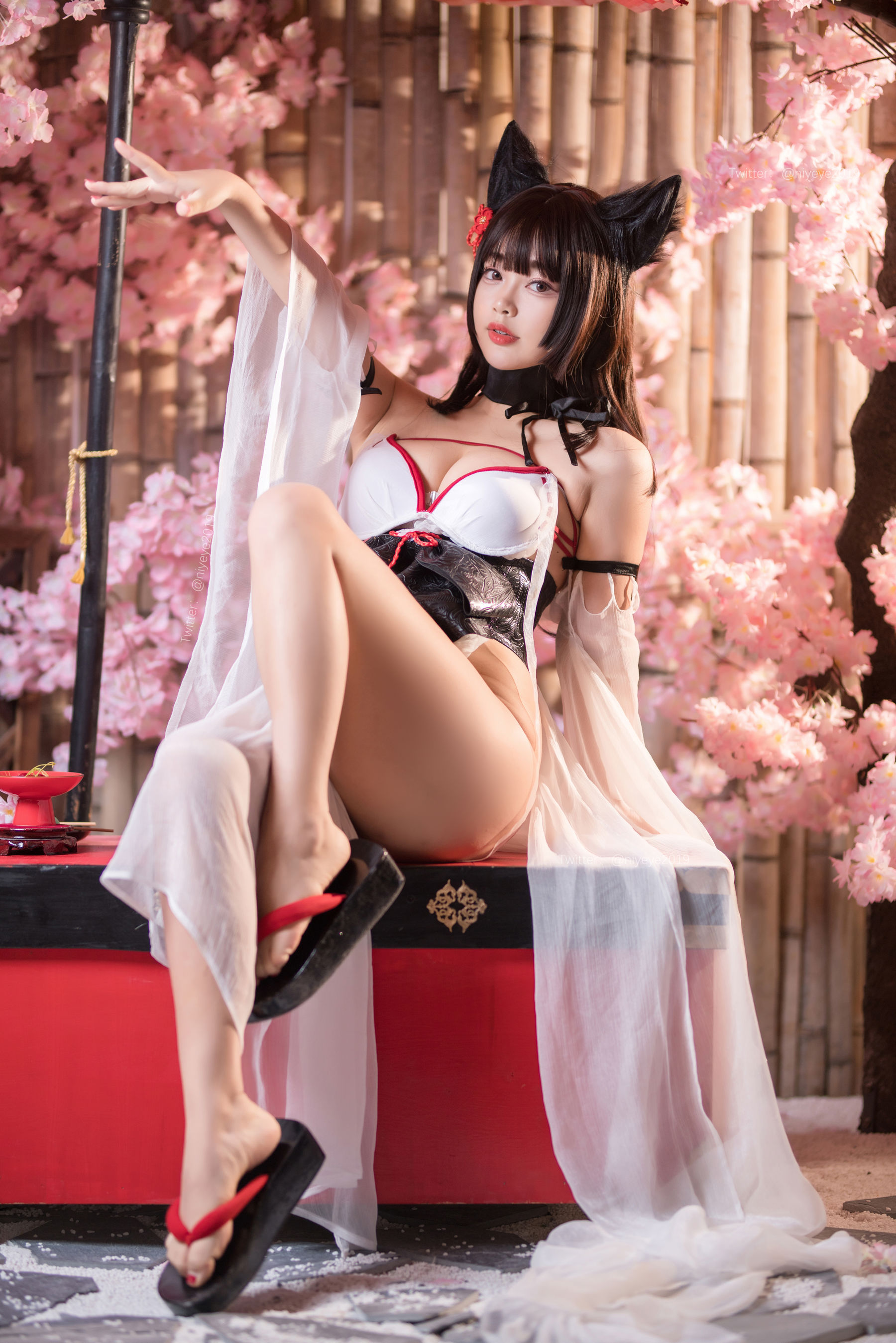 萌系小姐姐-白烨- - 湿身泳装-图8