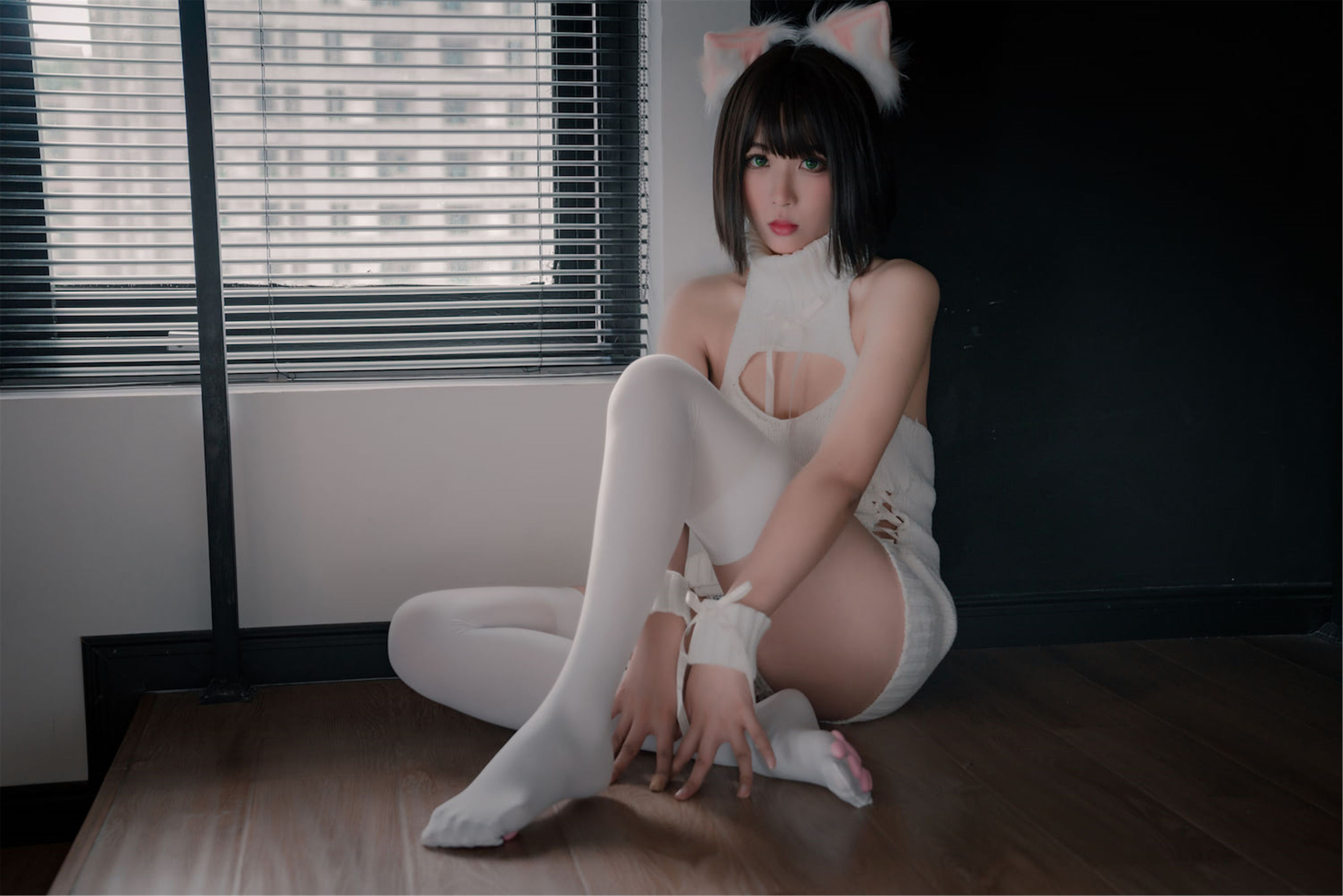 轩萧学姐 - 猫爪袜-图0