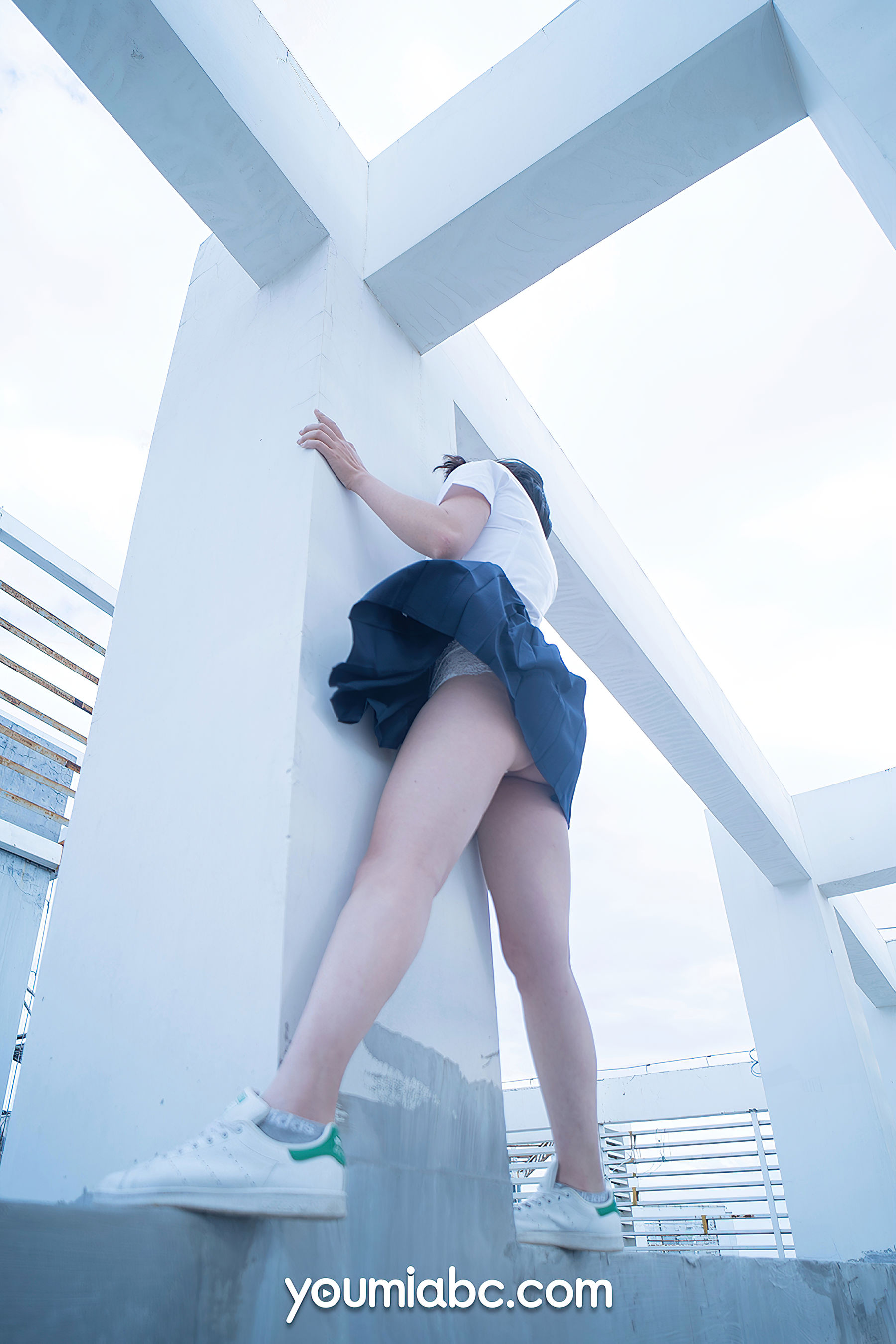 糖積-女摄影 蓝白物语-图19