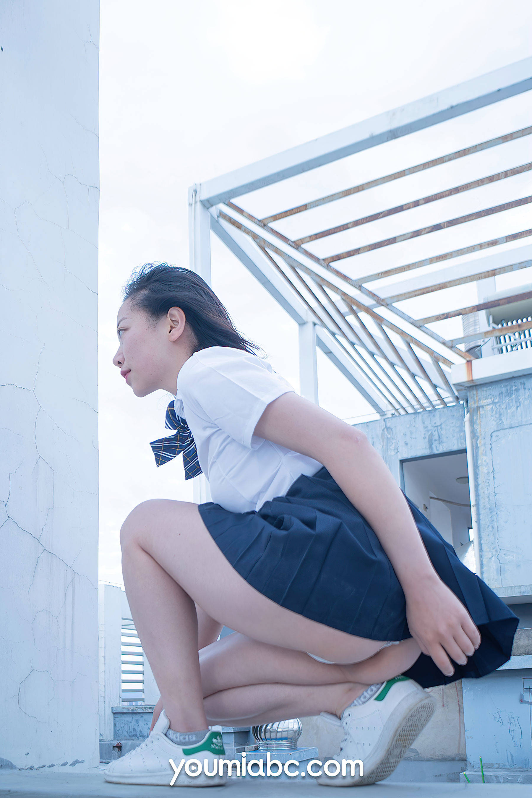 糖積-女摄影 蓝白物语-图22