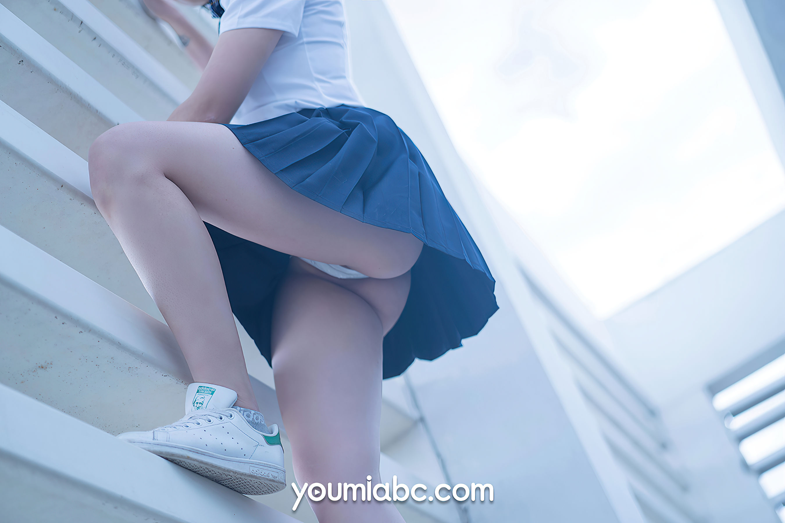 糖積-女摄影 蓝白物语-图29