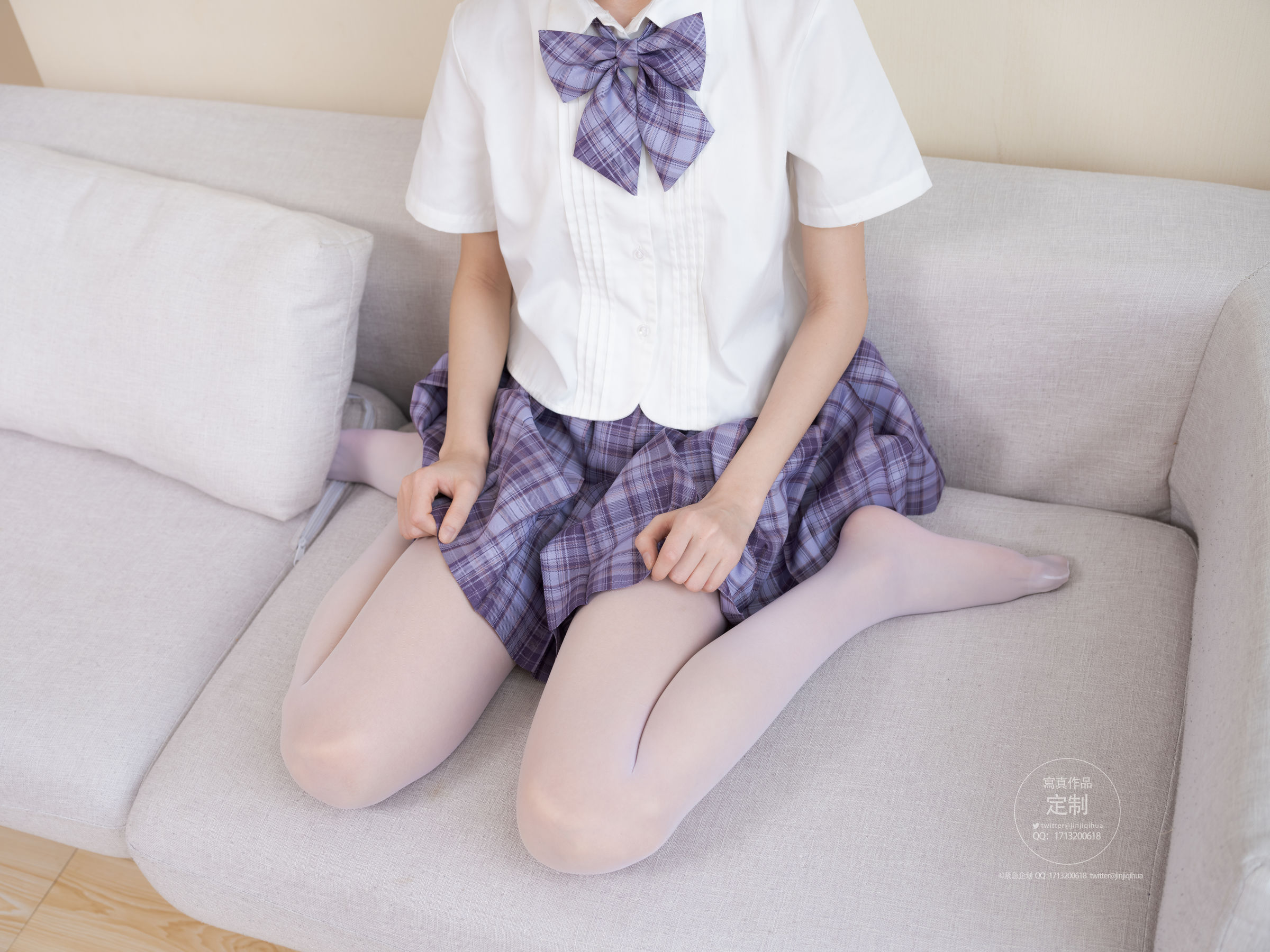 Y-004 格子裙-图43