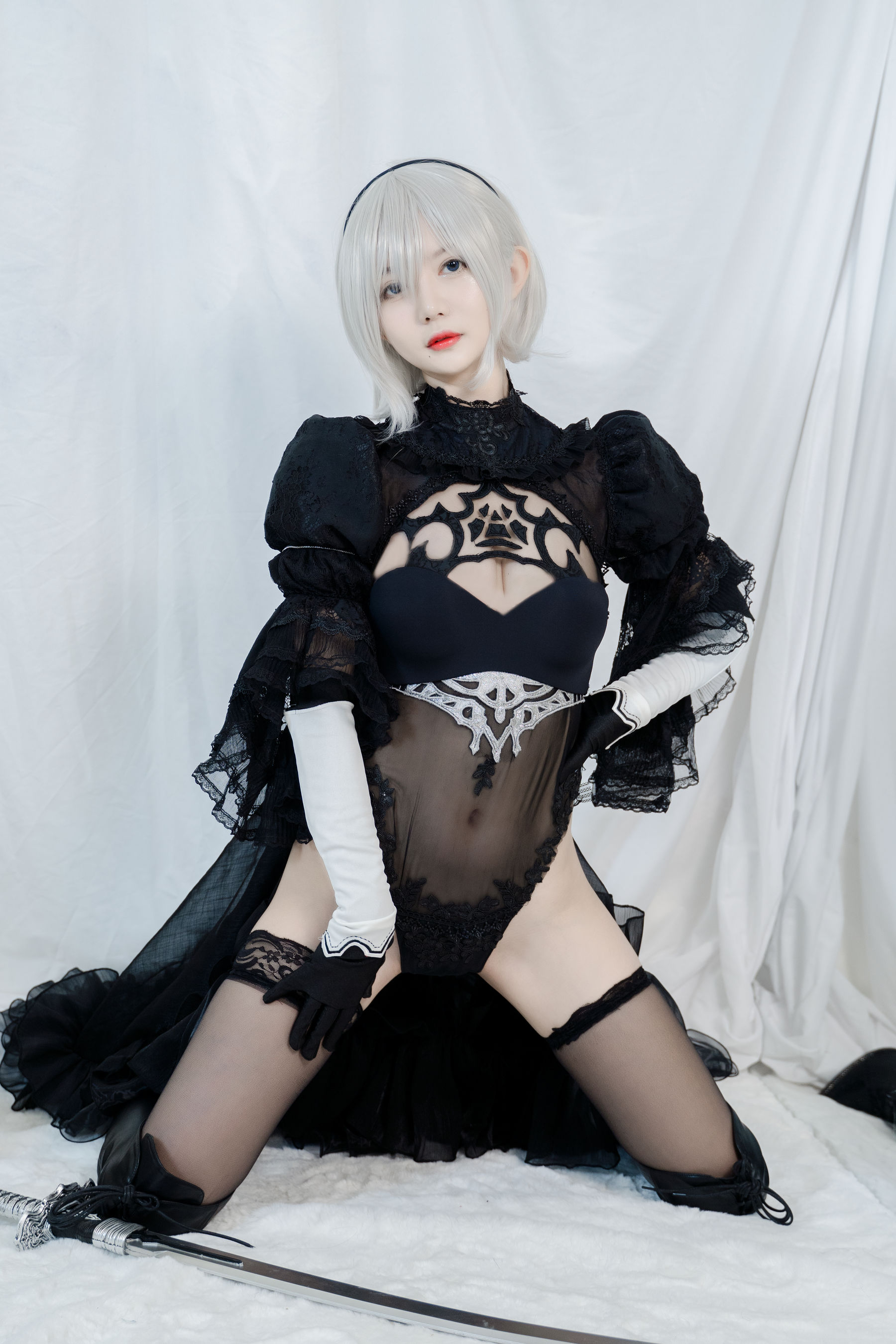 51酱 - 2B黑婚纱-图10