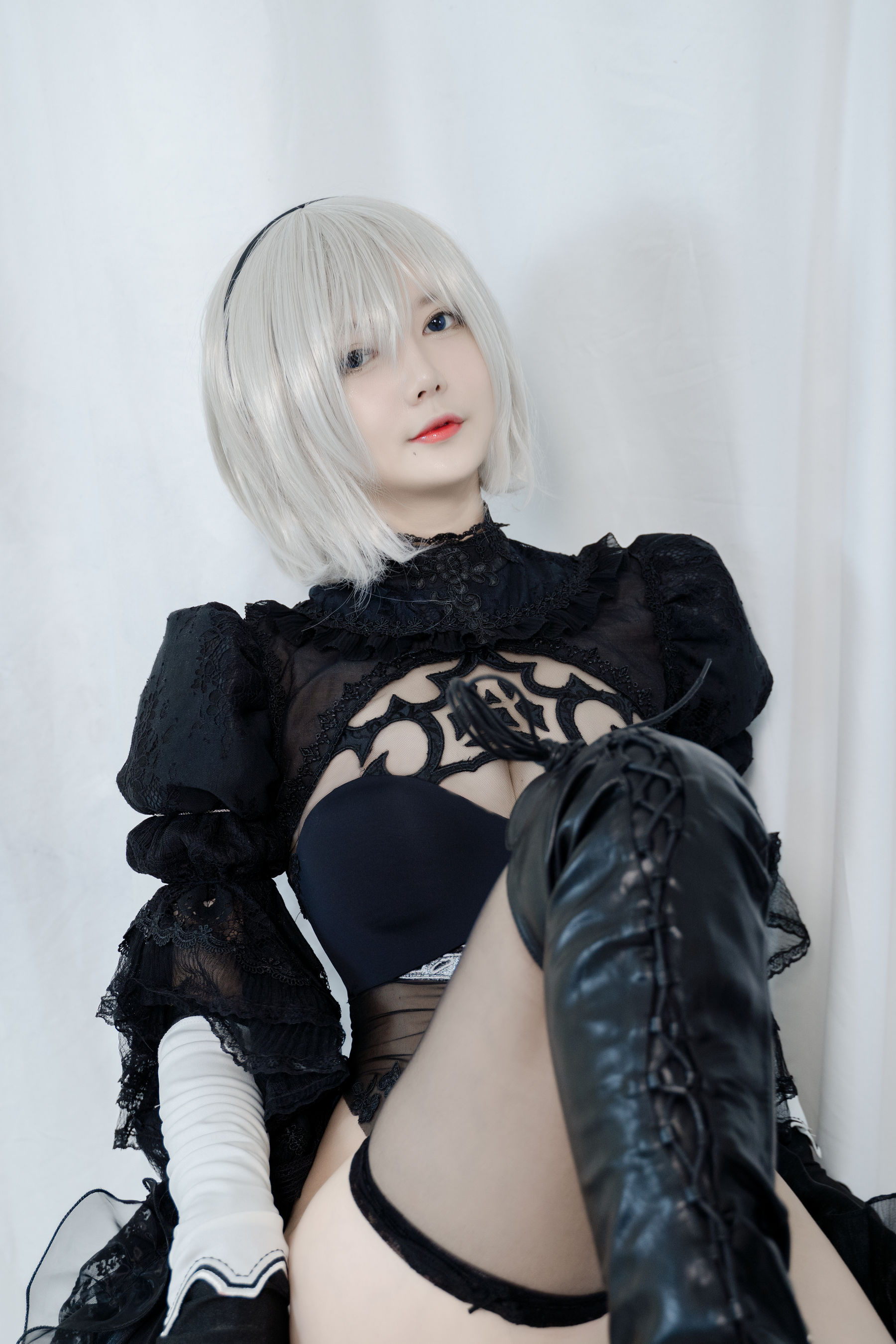 51酱 - 2B黑婚纱-图16