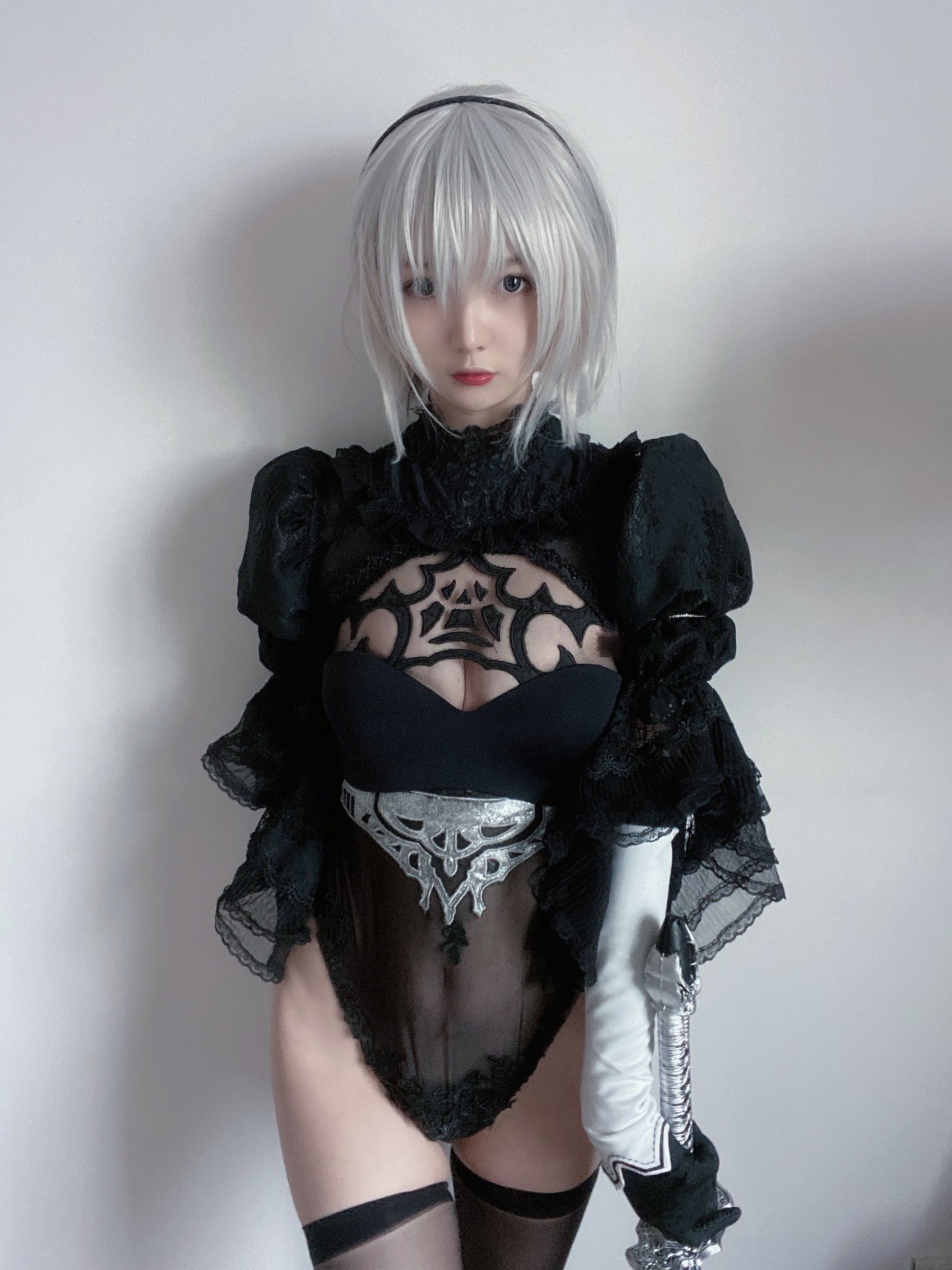 51酱 - 2B黑婚纱-图30