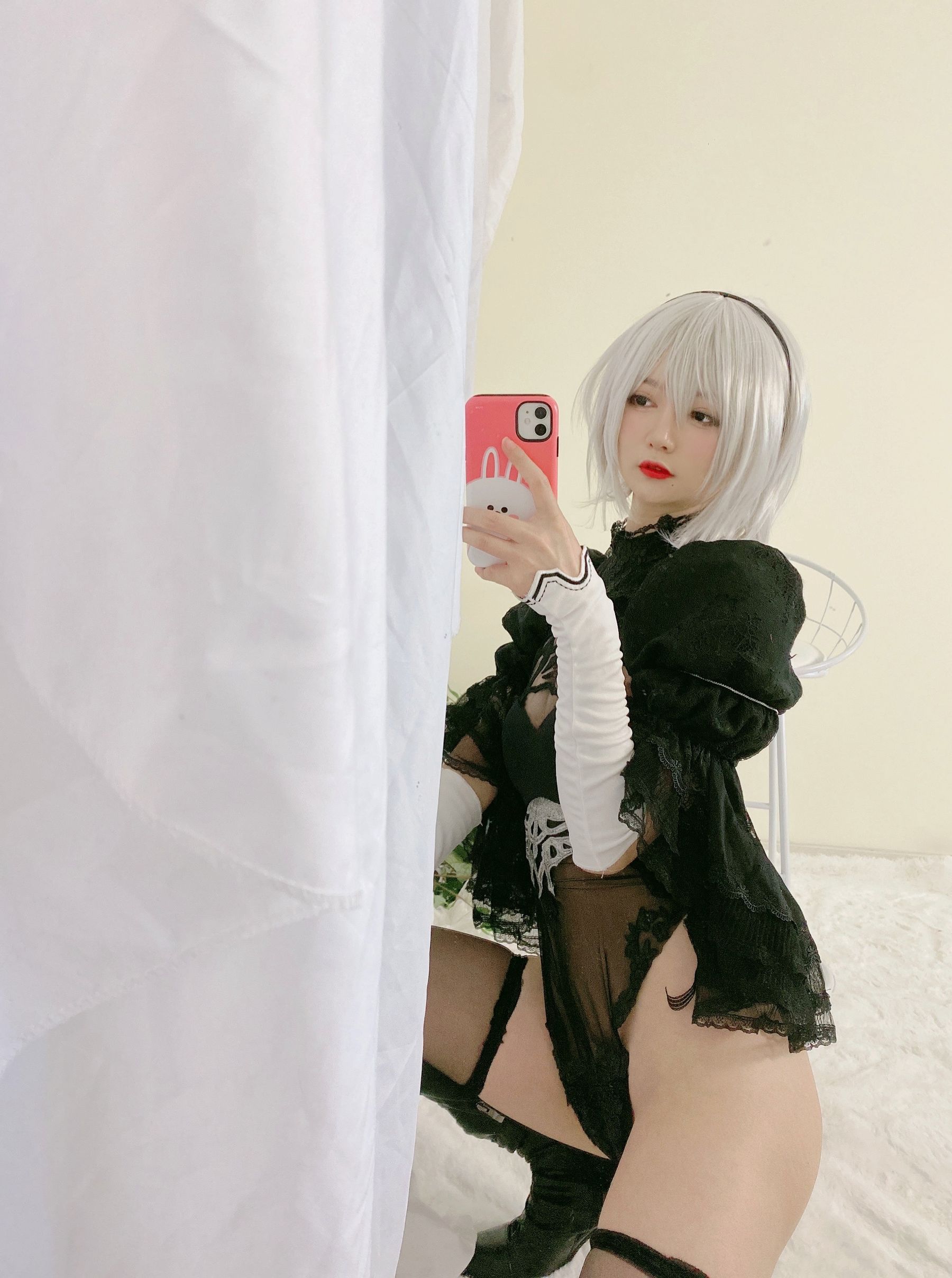 51酱 - 2B黑婚纱-图46