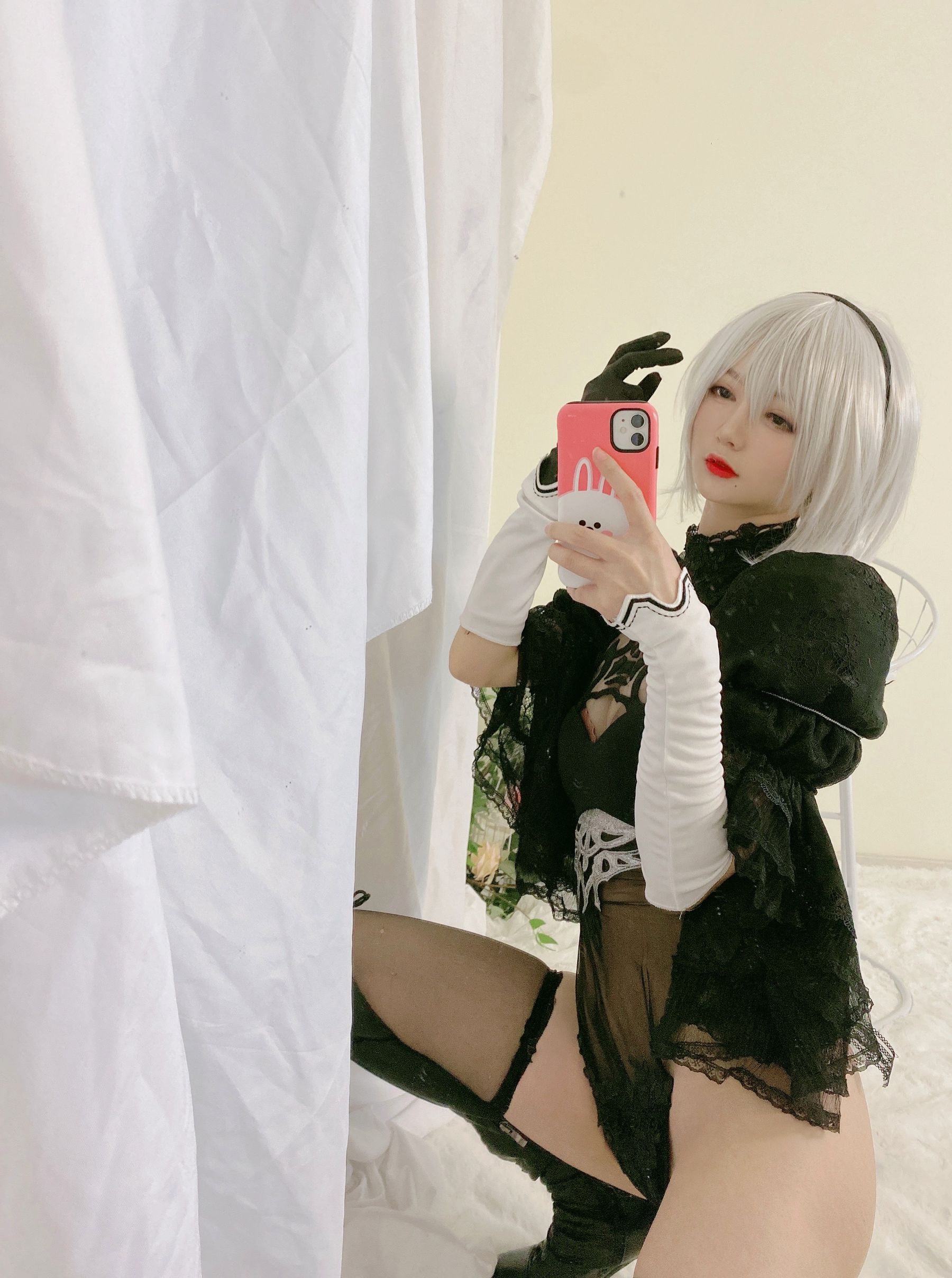 51酱 - 2B黑婚纱-图47