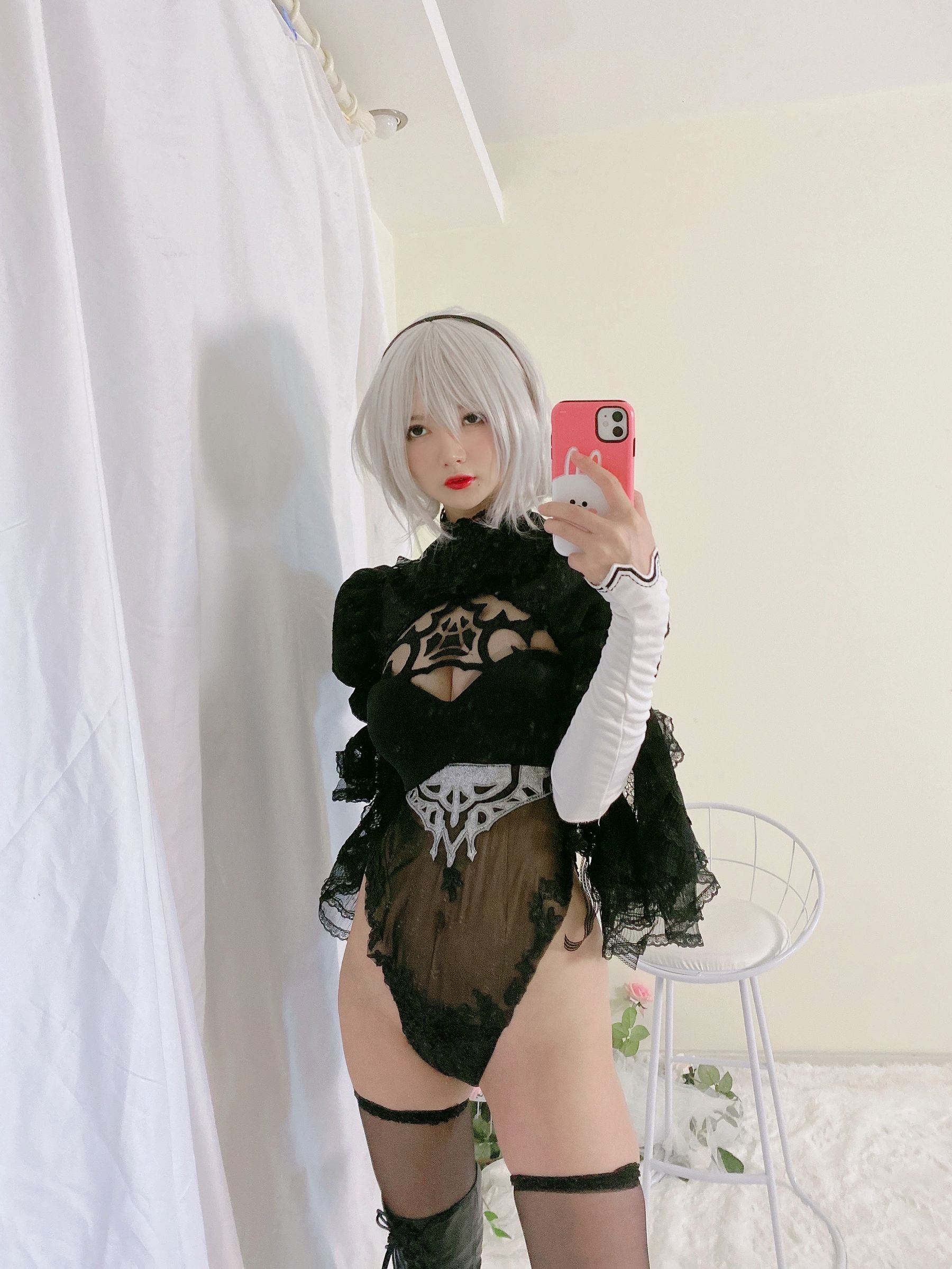 51酱 - 2B黑婚纱-图52